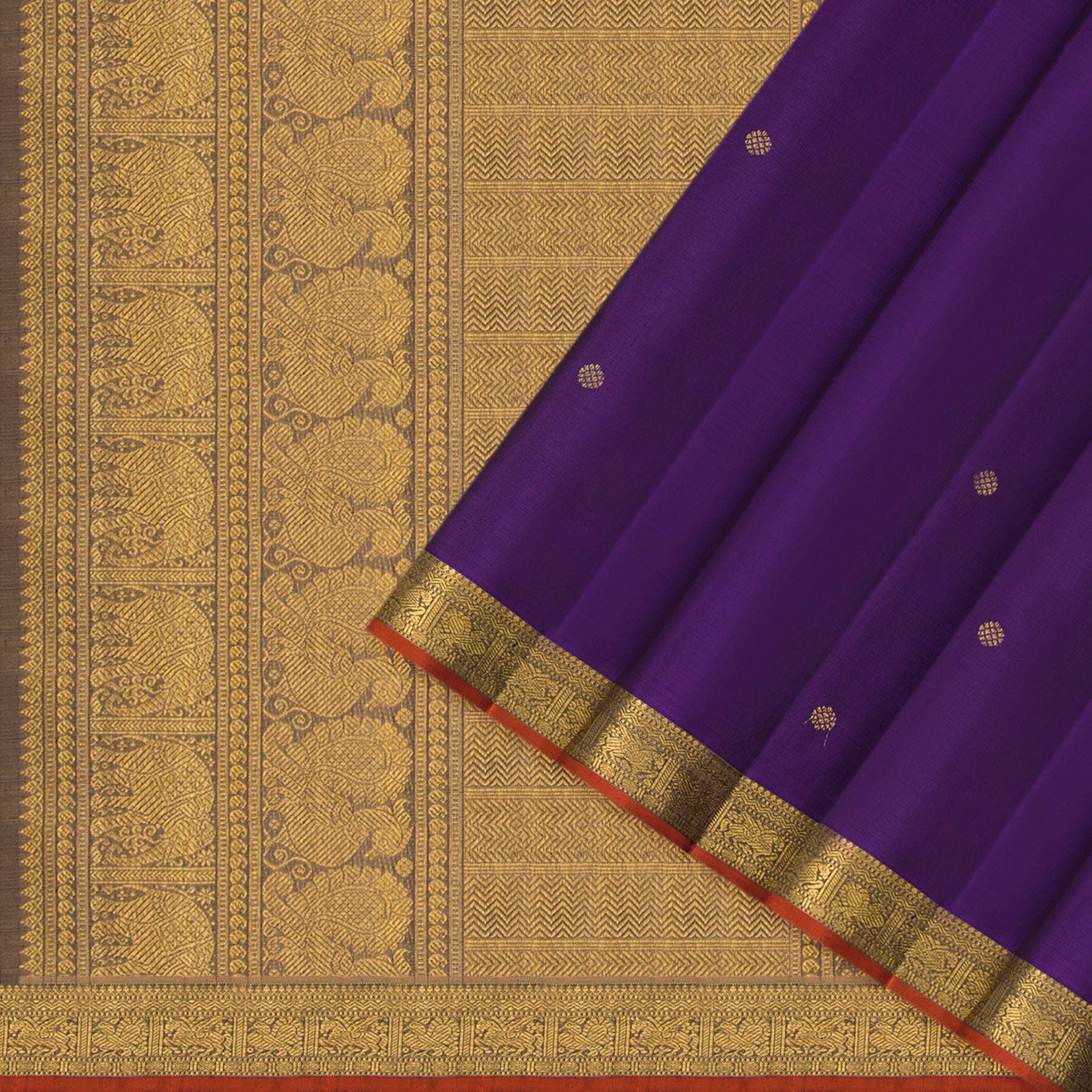 Kanakavalli Kanjivaram Silk Sari 24-110-HS001-05535 - Cover View