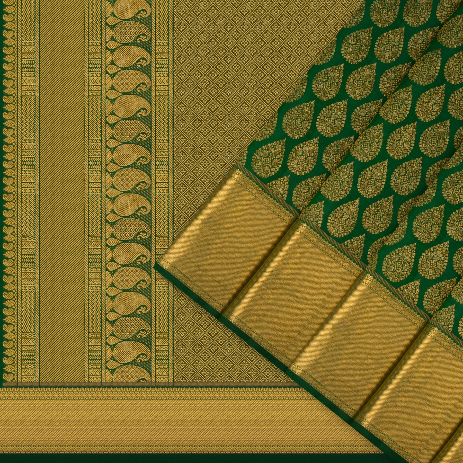 Kanakavalli Kanjivaram Silk Sari 24-110-HS001-05643 - Cover View