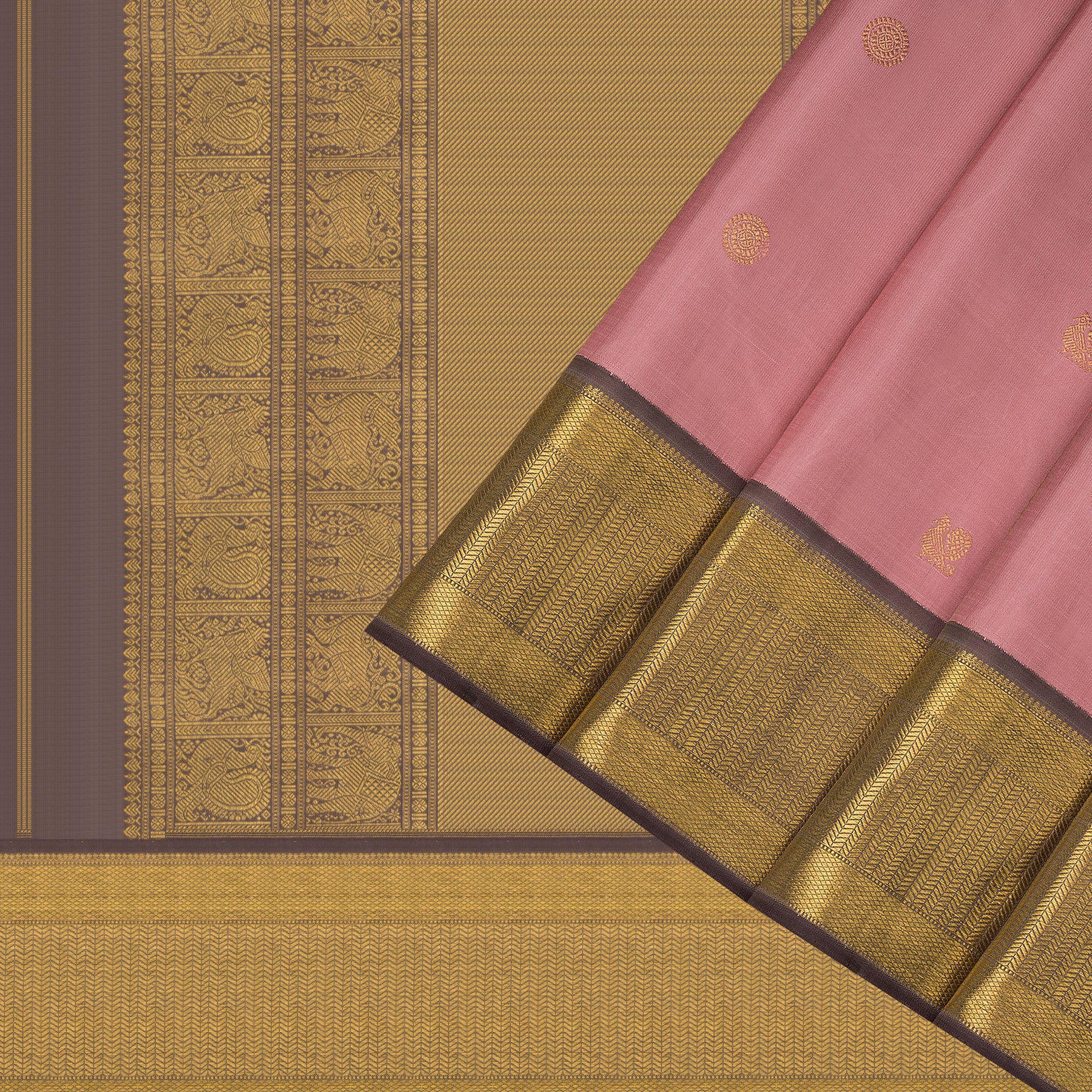 Kanakavalli Kanjivaram Silk Sari 24-110-HS001-05650 - Cover View