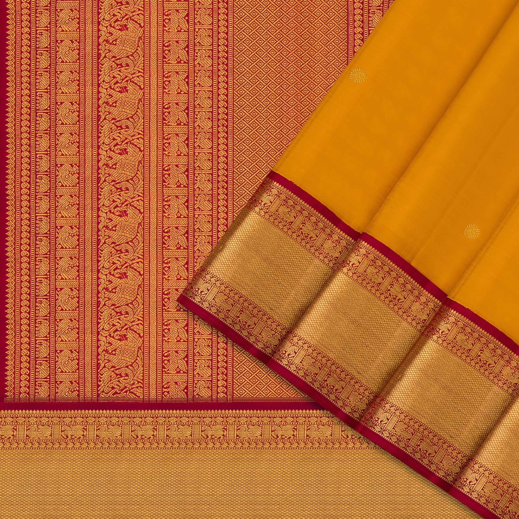 Kanakavalli Kanjivaram Silk Sari 24-110-HS001-05654 - Cover View