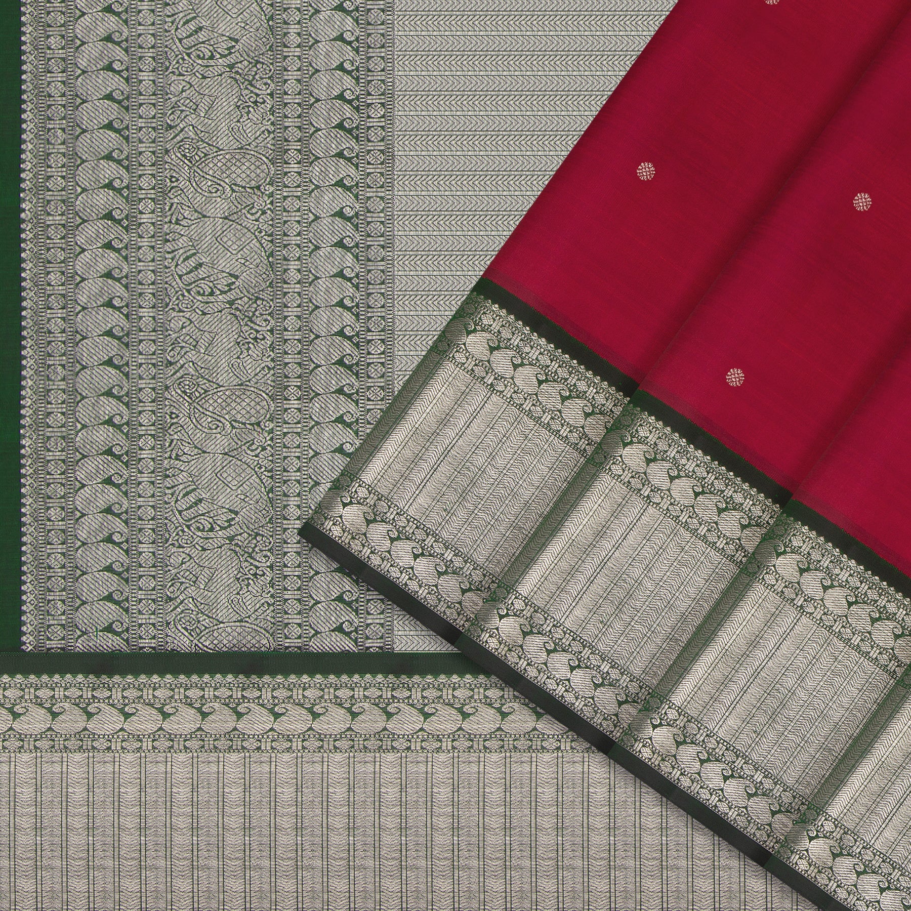 Kanakavalli Kanjivaram Silk Sari 24-110-HS001-05656 - Cover View