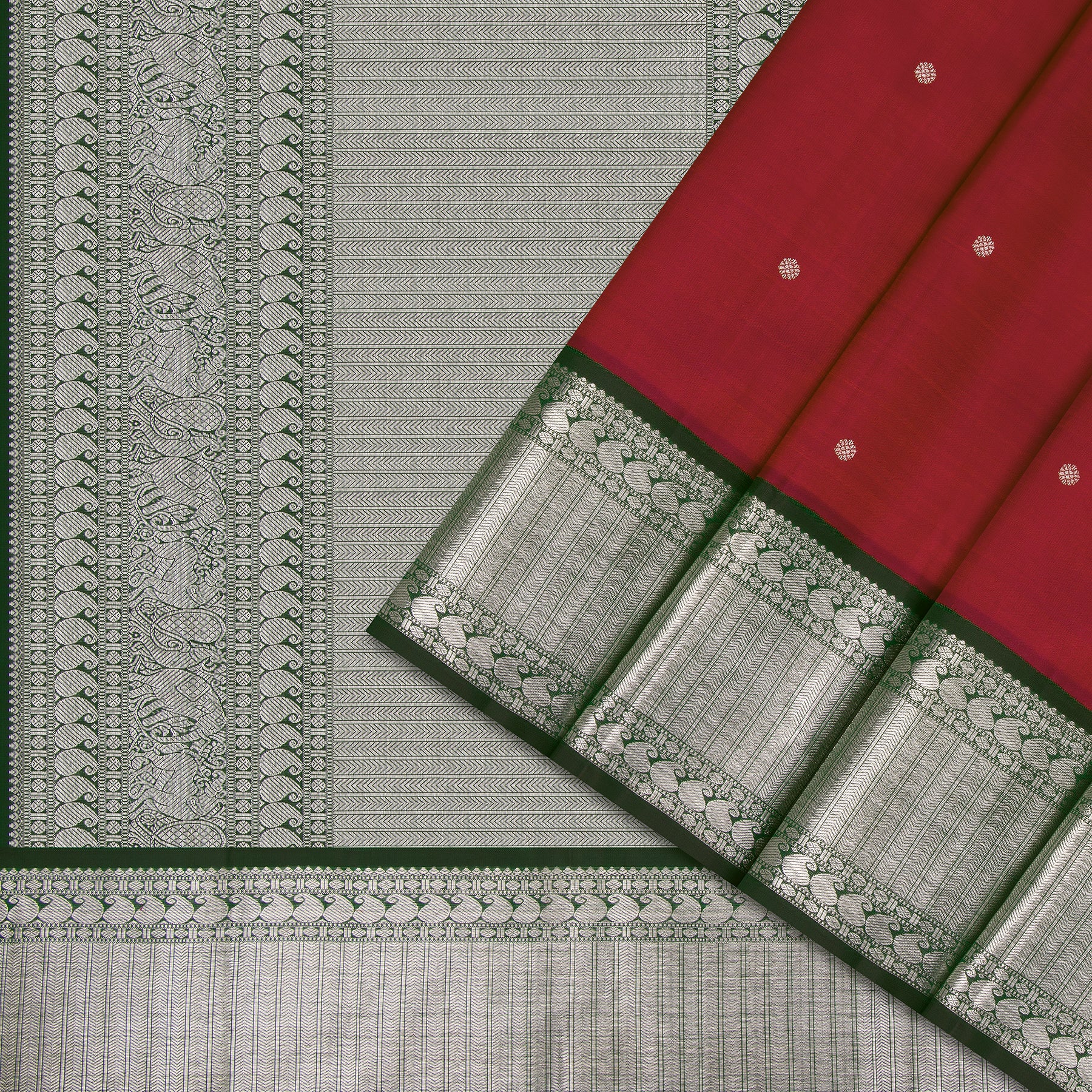 Kanakavalli Kanjivaram Silk Sari 24-110-HS001-05657 - Cover View