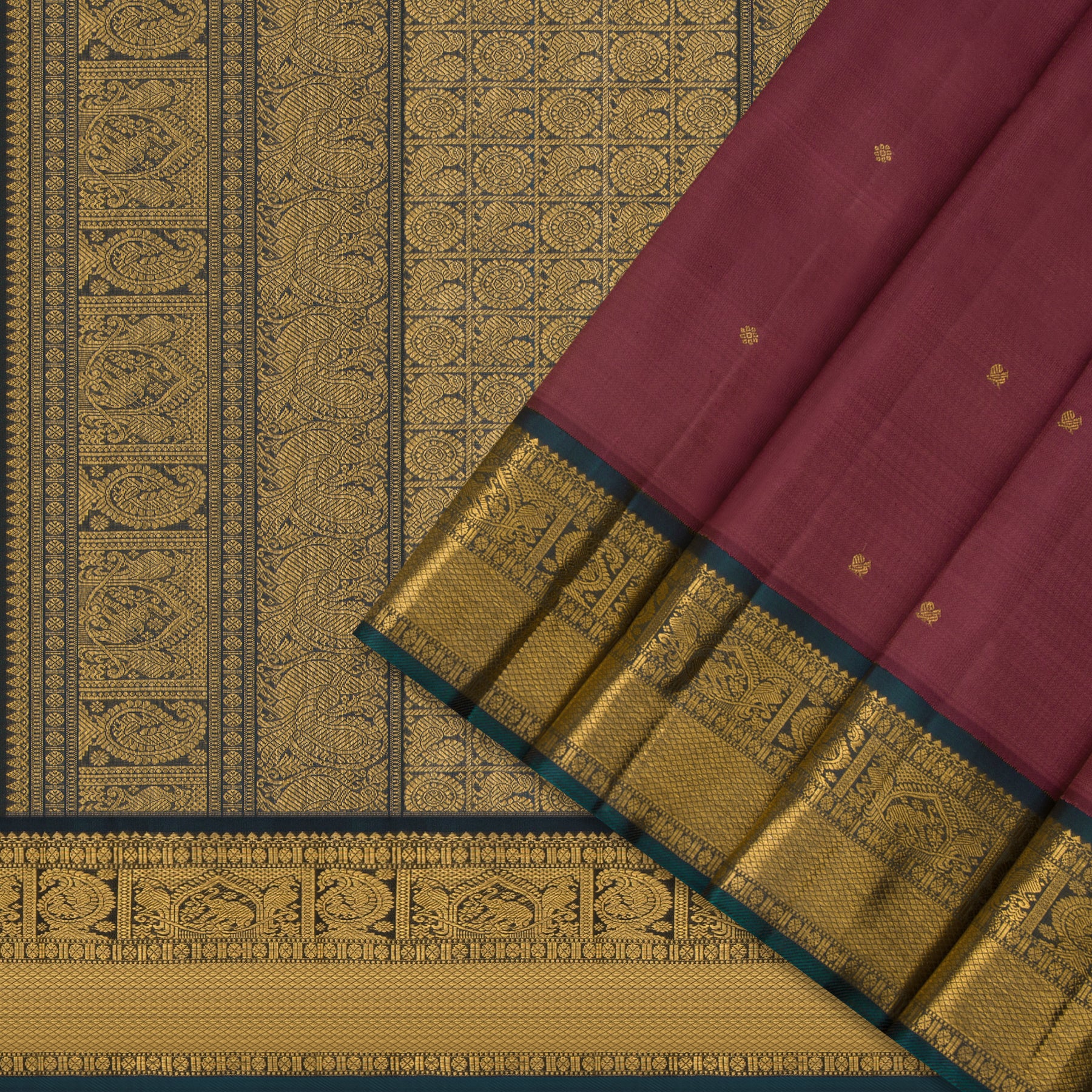 Kanakavalli Kanjivaram Silk Sari 24-110-HS001-05659 - Cover View