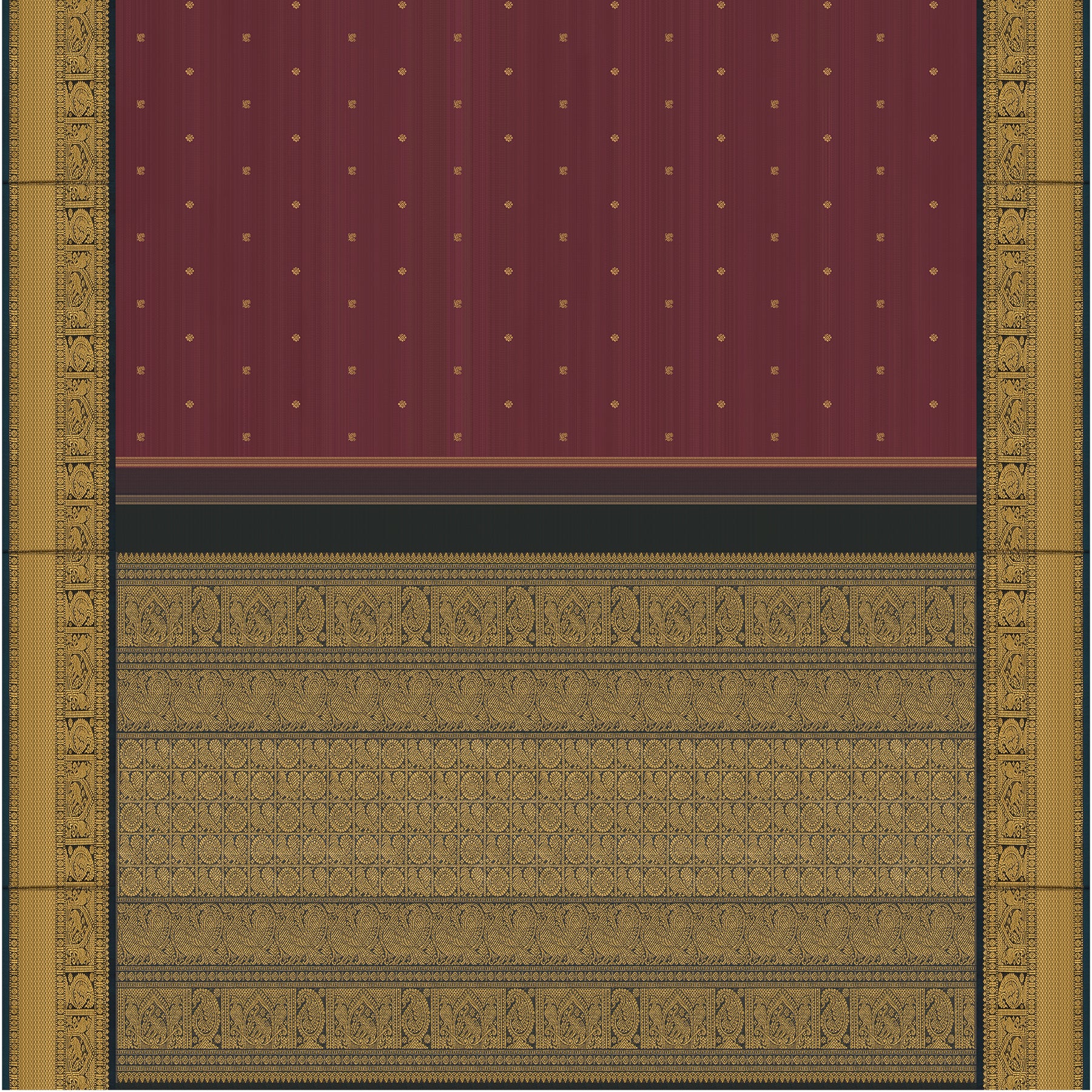 Kanakavalli Kanjivaram Silk Sari 24-110-HS001-05659 - Full View