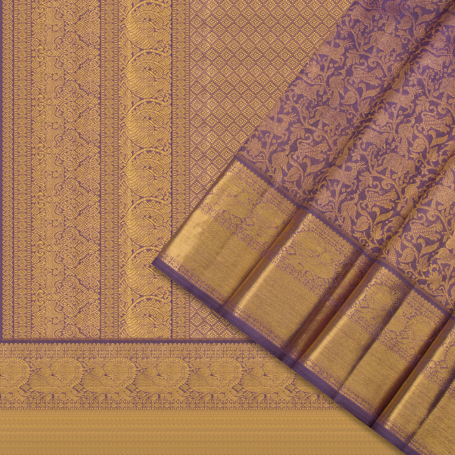 Kanakavalli Kanjivaram Silk Sari 24-110-HS001-05681 - Cover View