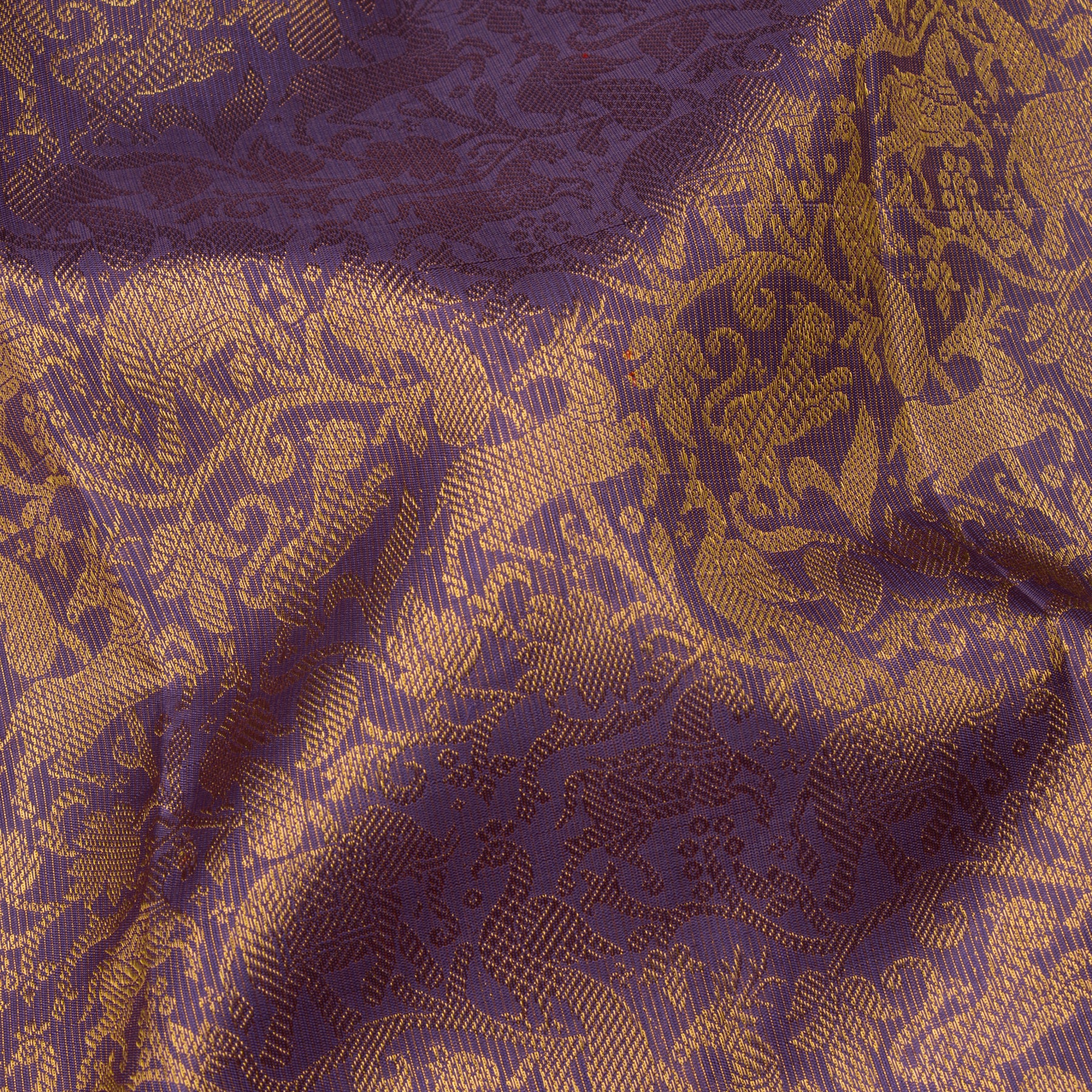 Kanakavalli Kanjivaram Silk Sari 24-110-HS001-05681 - Fabric View