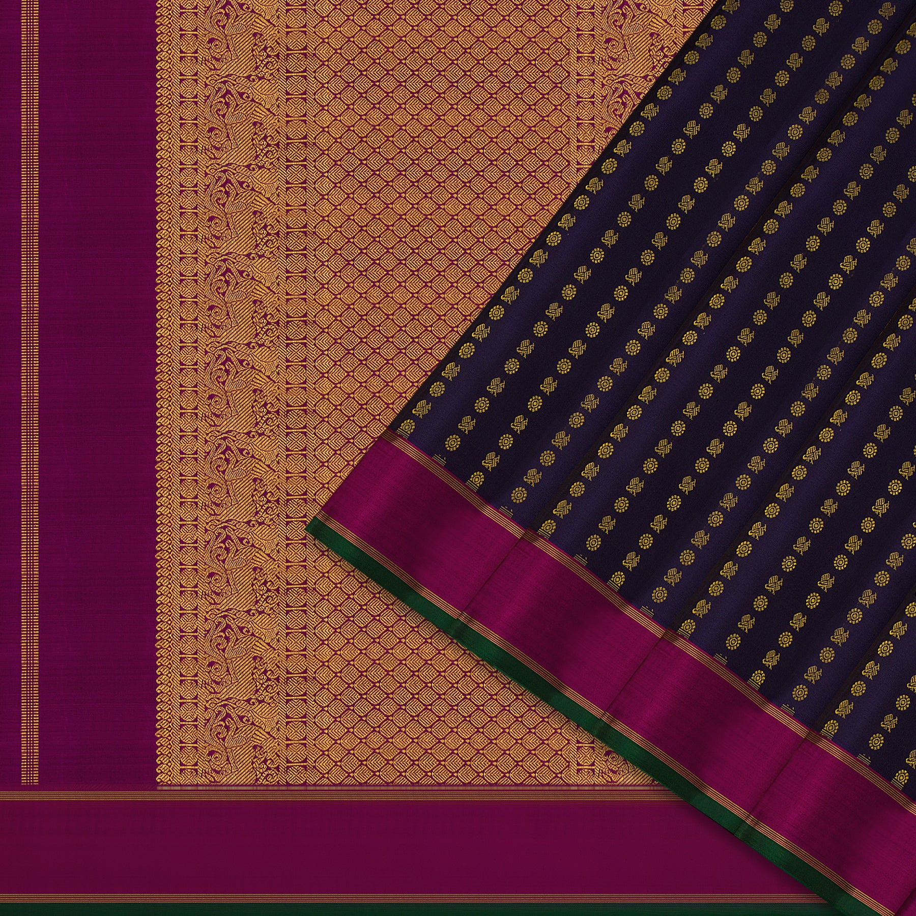 Kanakavalli Kanjivaram Silk Sari 24-110-HS001-06813 - Cover View