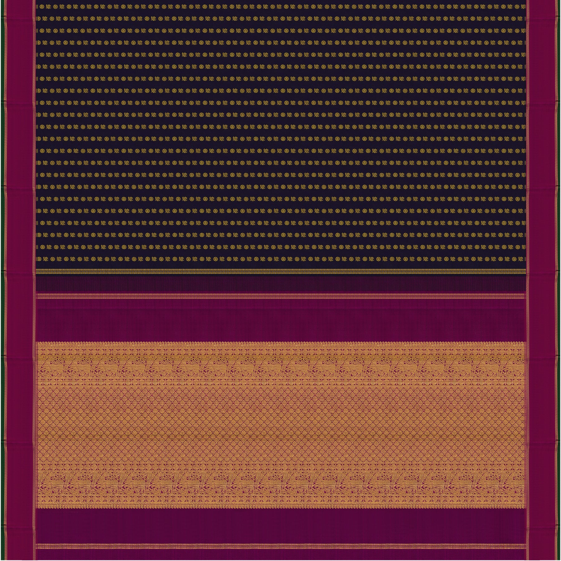 Kanakavalli Kanjivaram Silk Sari 24-110-HS001-06813 - Full View