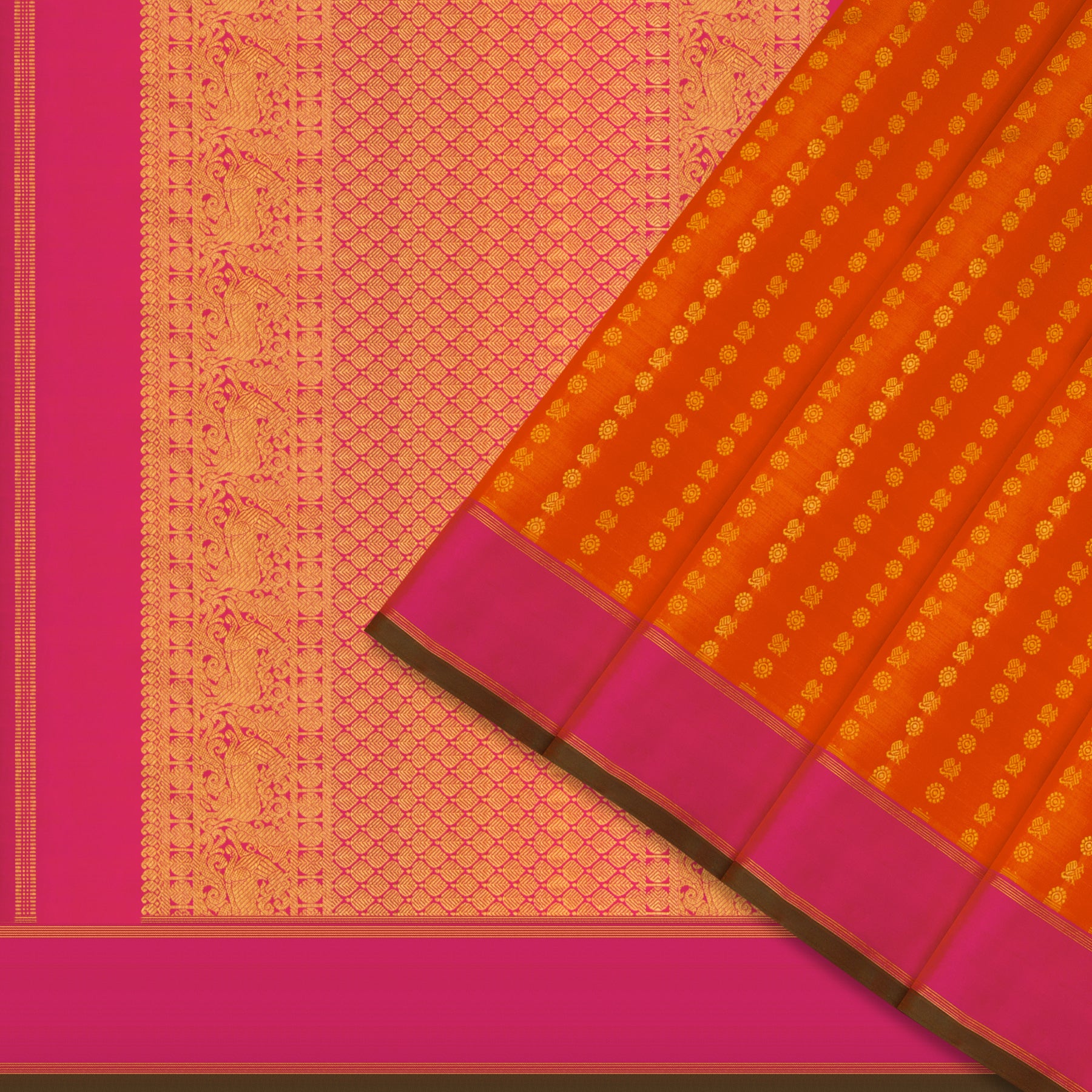 Kanakavalli Kanjivaram Silk Sari 24-110-HS001-06814 - Cover View