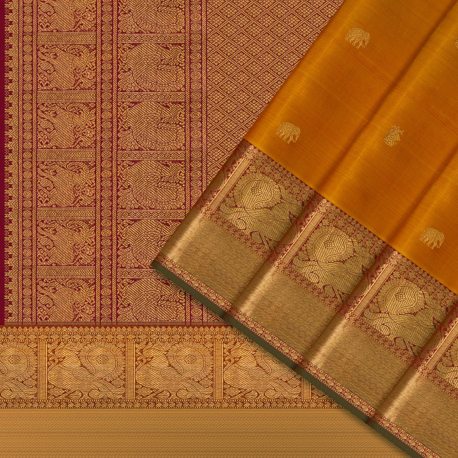 Kanakavalli Kanjivaram Silk Sari 24-110-HS001-06819 - Cover View