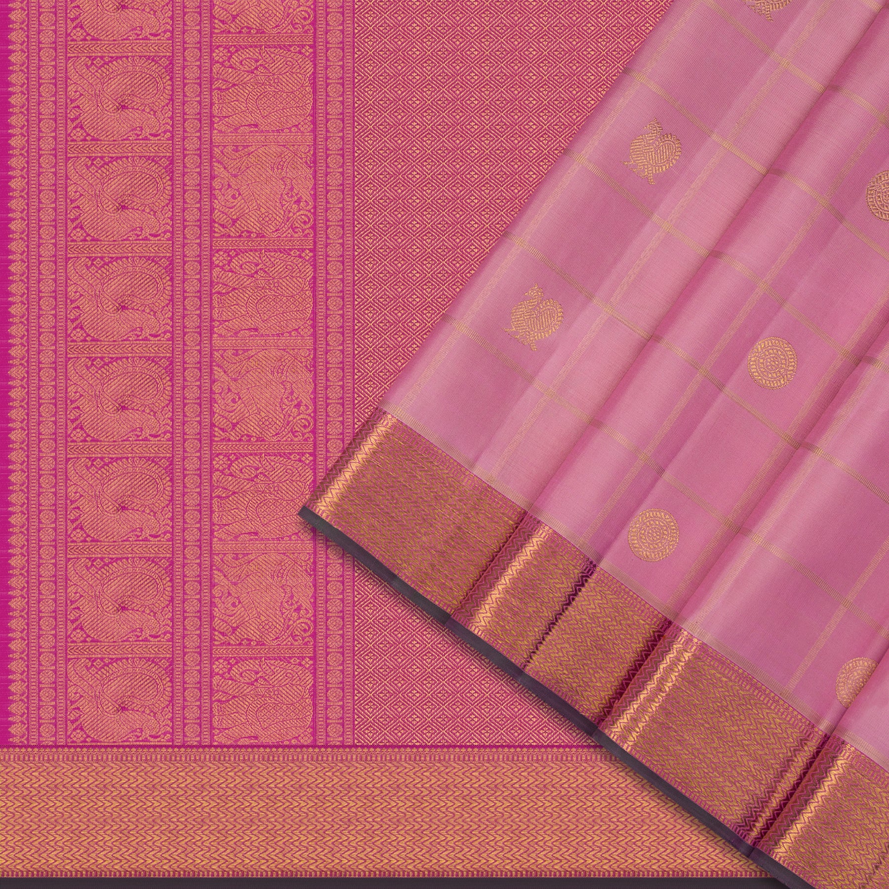 Kanakavalli Kanjivaram Silk Sari 24-110-HS001-06823 - Cover View