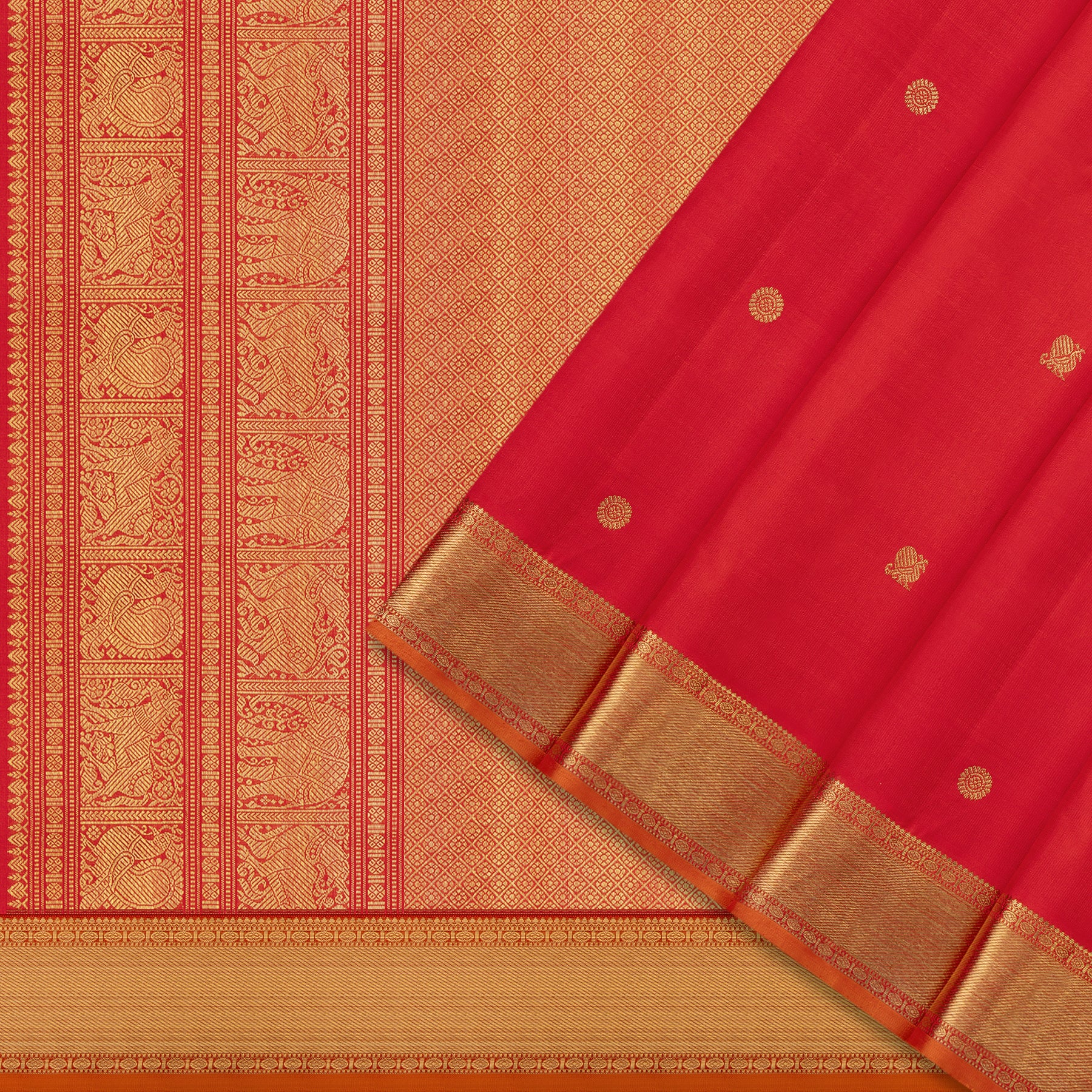 Kanakavalli Kanjivaram Silk Sari 24-110-HS001-06825 - Cover View