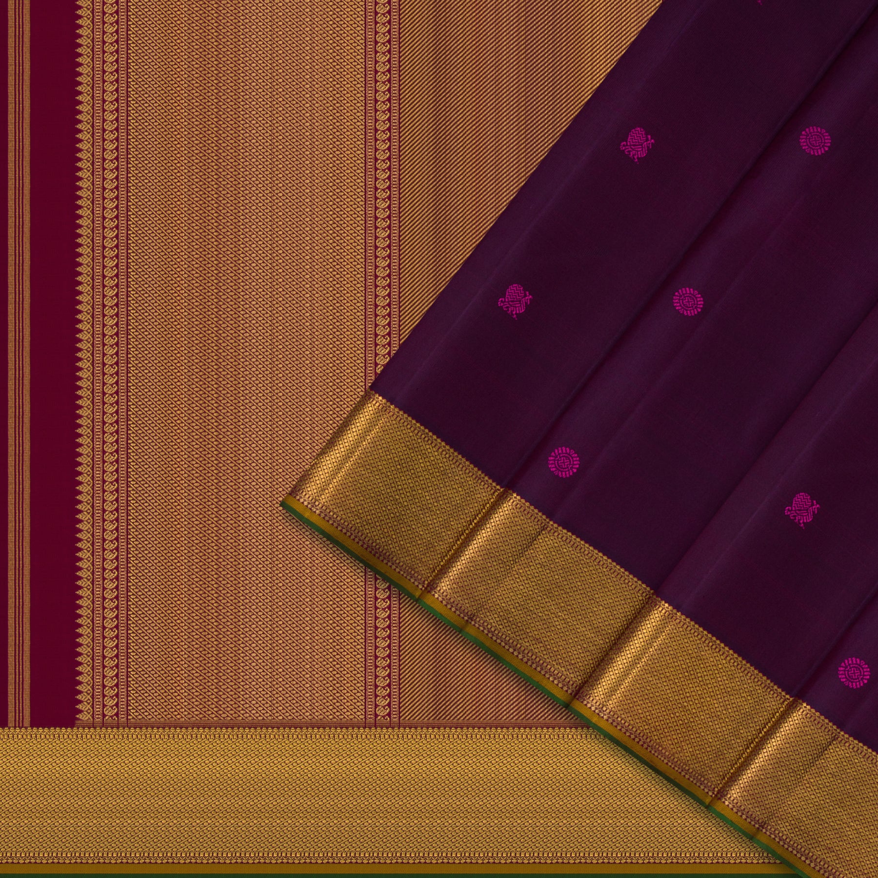 Kanakavalli Kanjivaram Silk Sari 24-110-HS001-06828 - Cover View