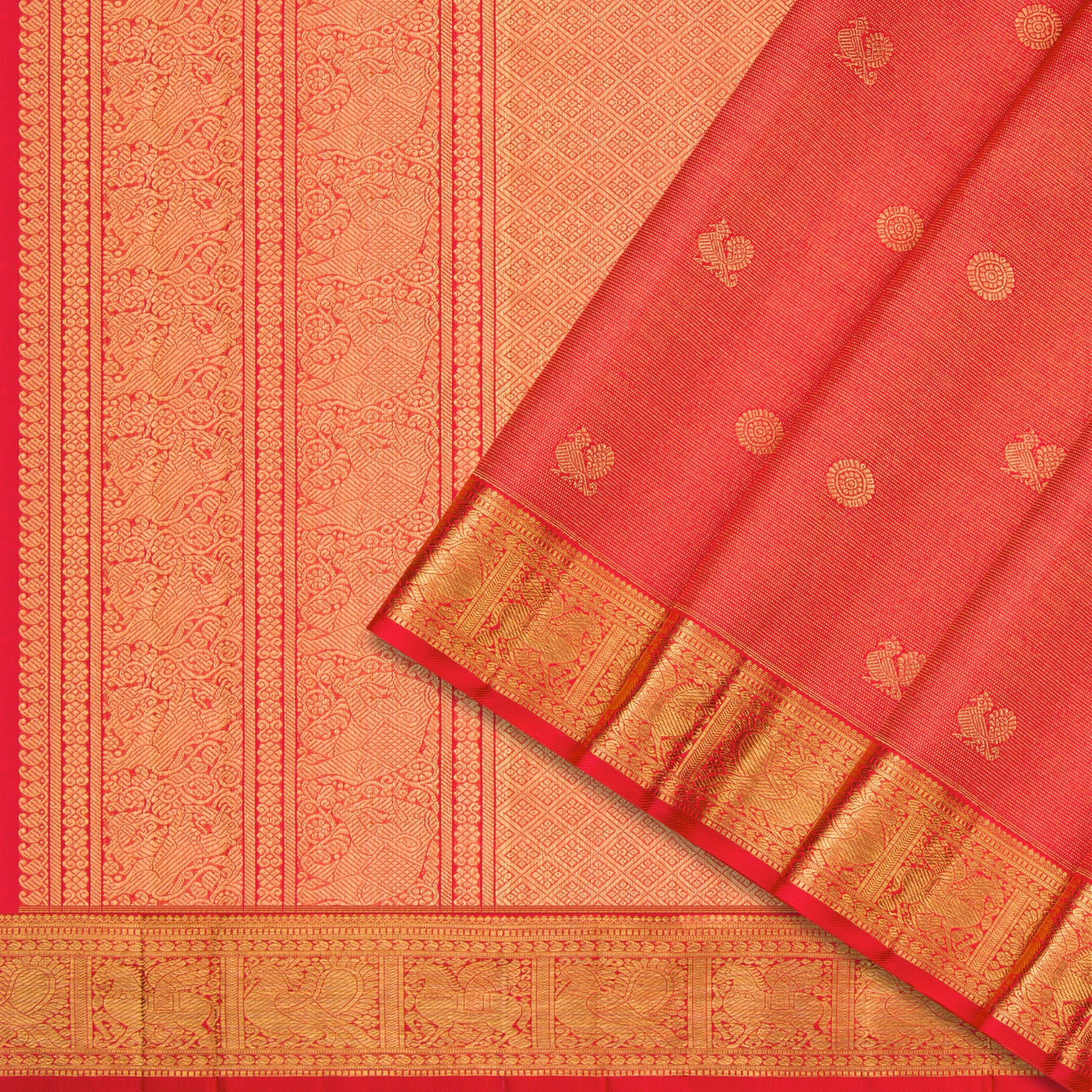 Kanakavalli Kanjivaram Silk Sari 24-110-HS001-06845 - Cover View