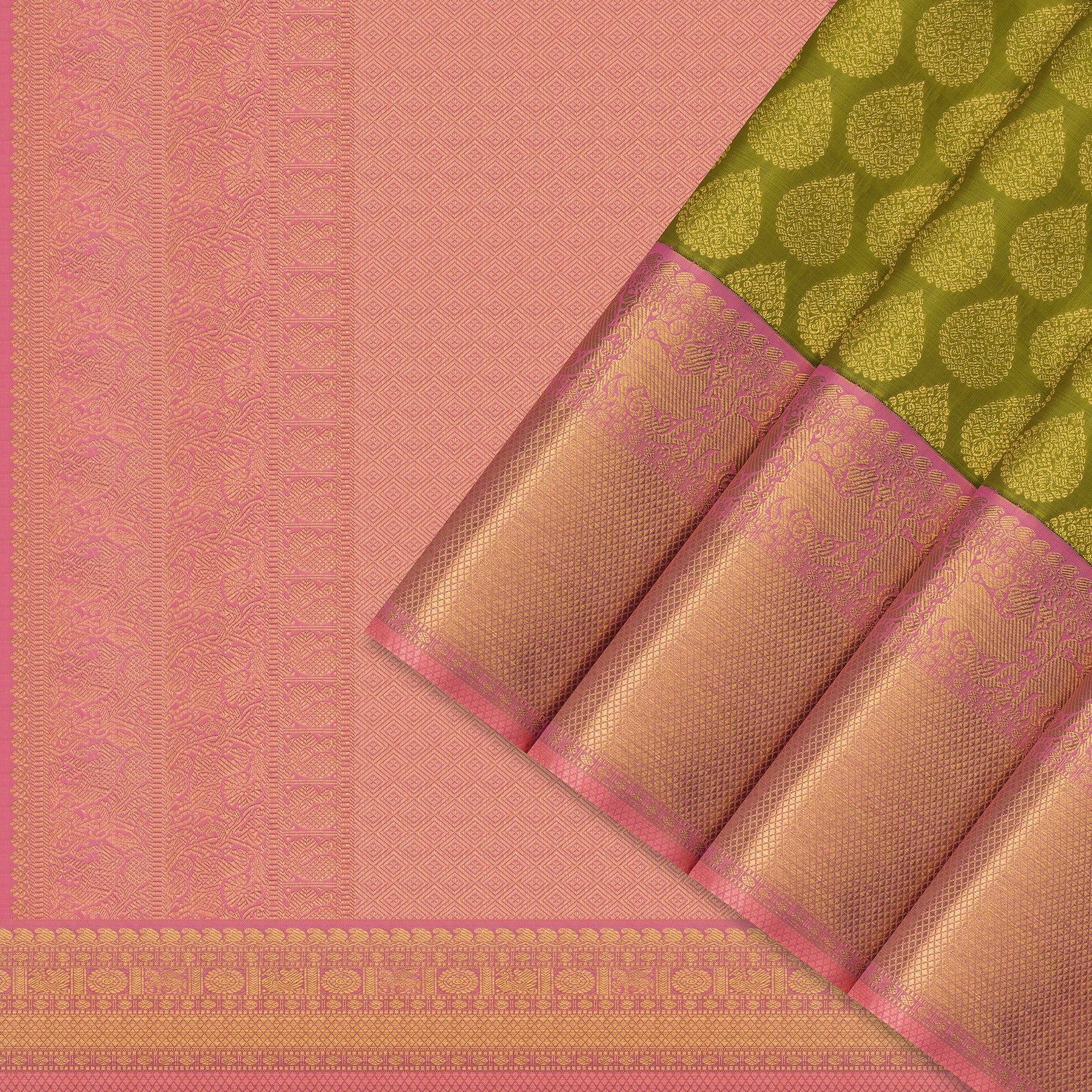 Kanakavalli Kanjivaram Silk Sari 24-110-HS001-06857 - Cover View