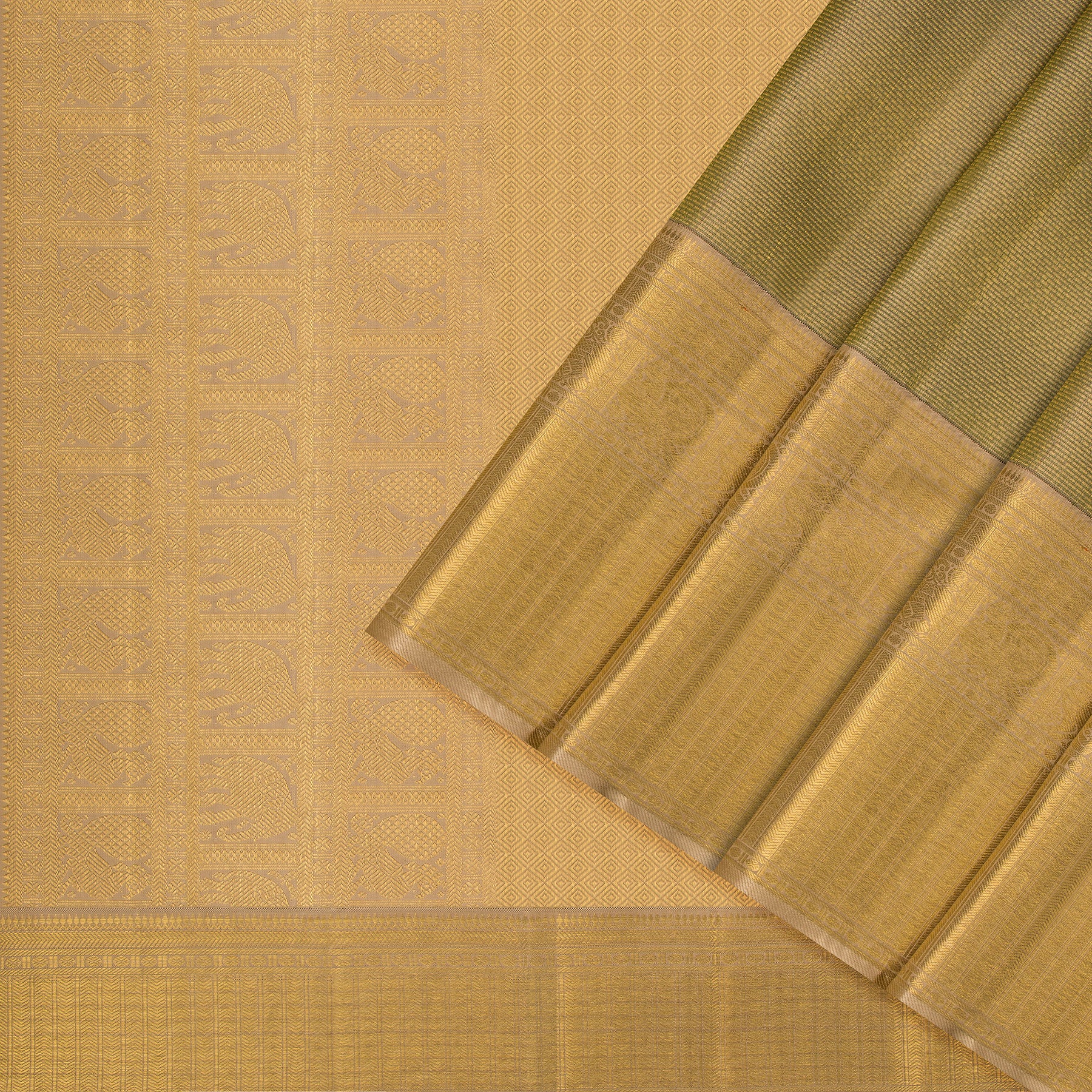 Kanakavalli Kanjivaram Silk Sari 24-110-HS001-07469 - Cover View