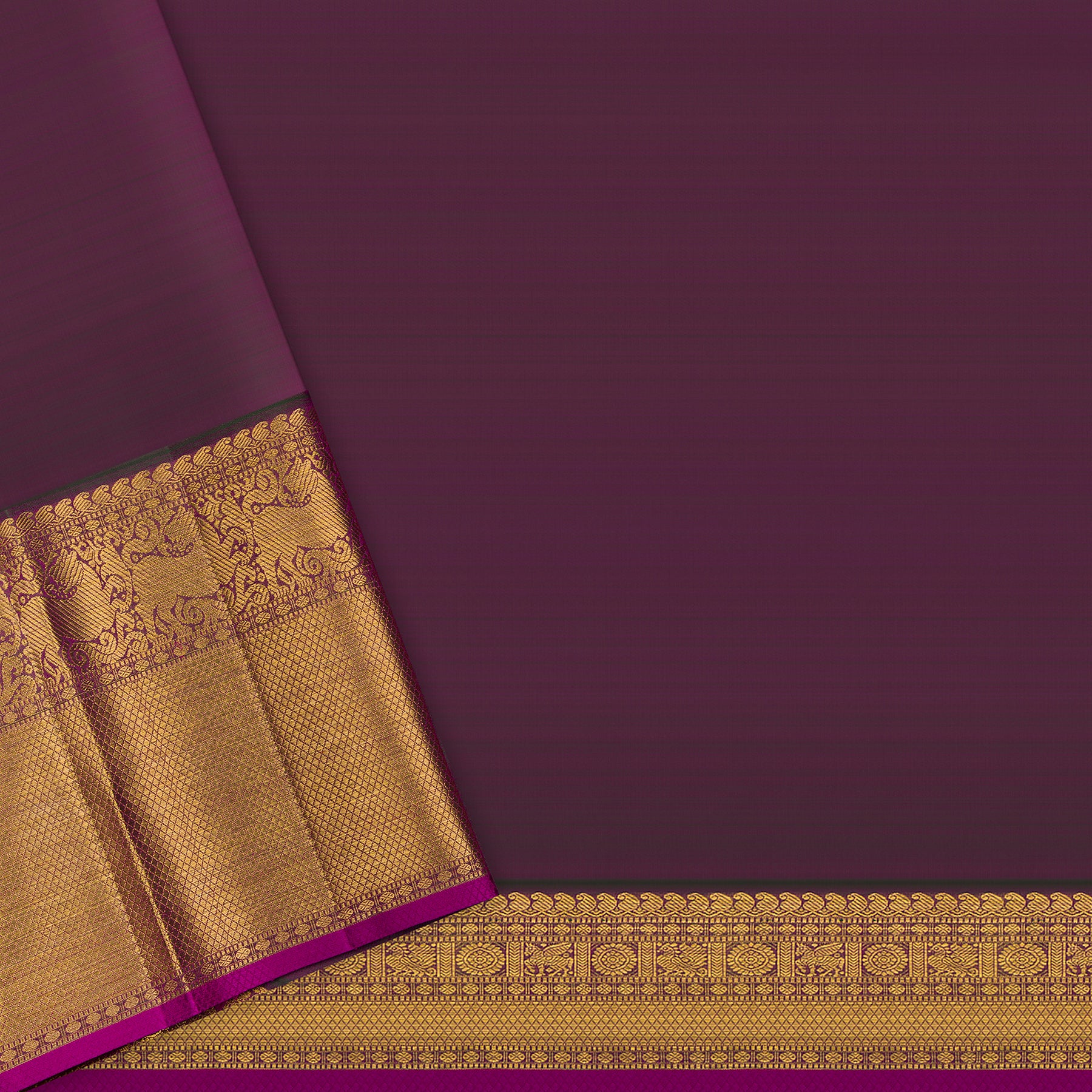 Kanakavalli Kanjivaram Silk Sari 24-110-HS001-07475 - Blouse View