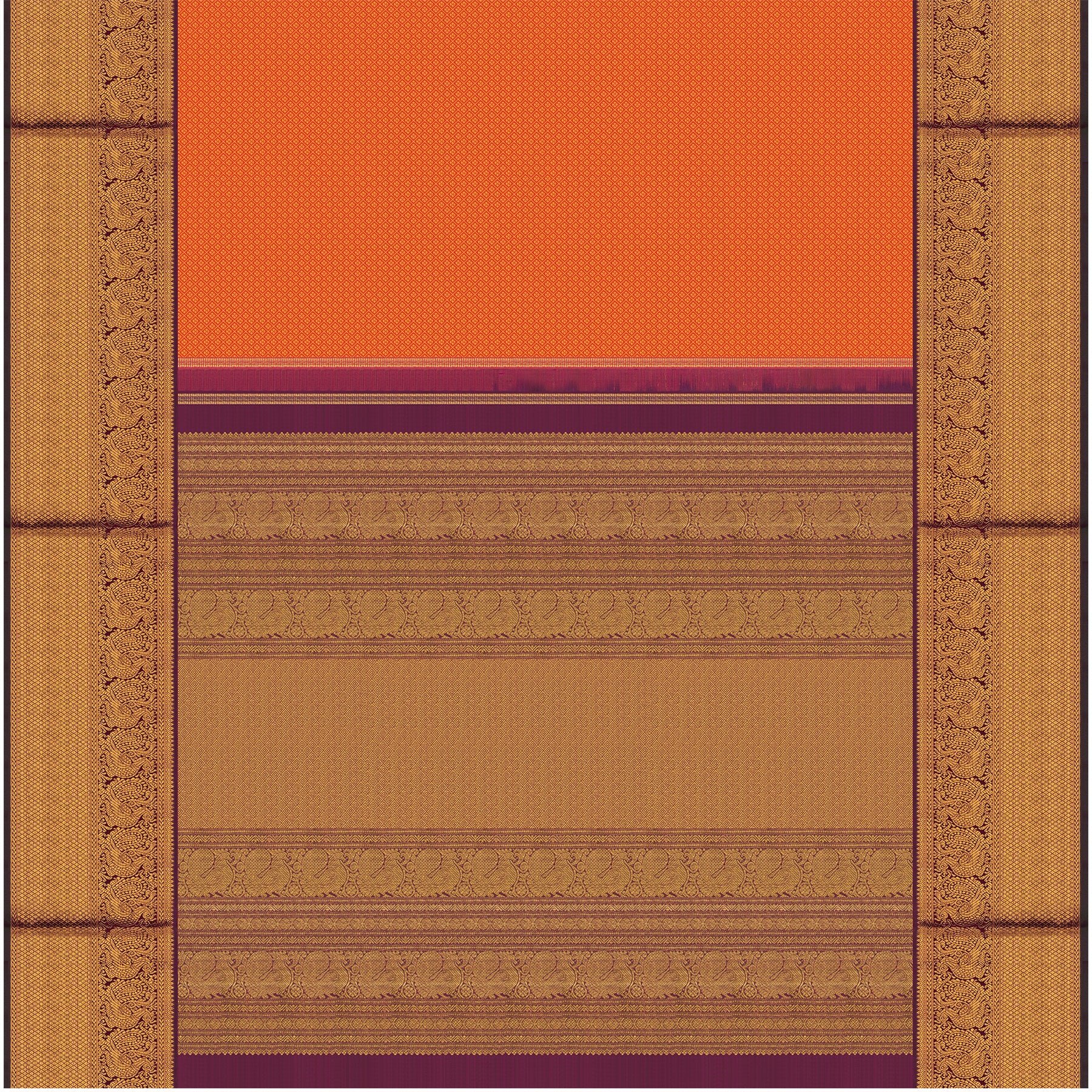 Kanakavalli Kanjivaram Silk Sari 24-110-HS001-07479 - Full View