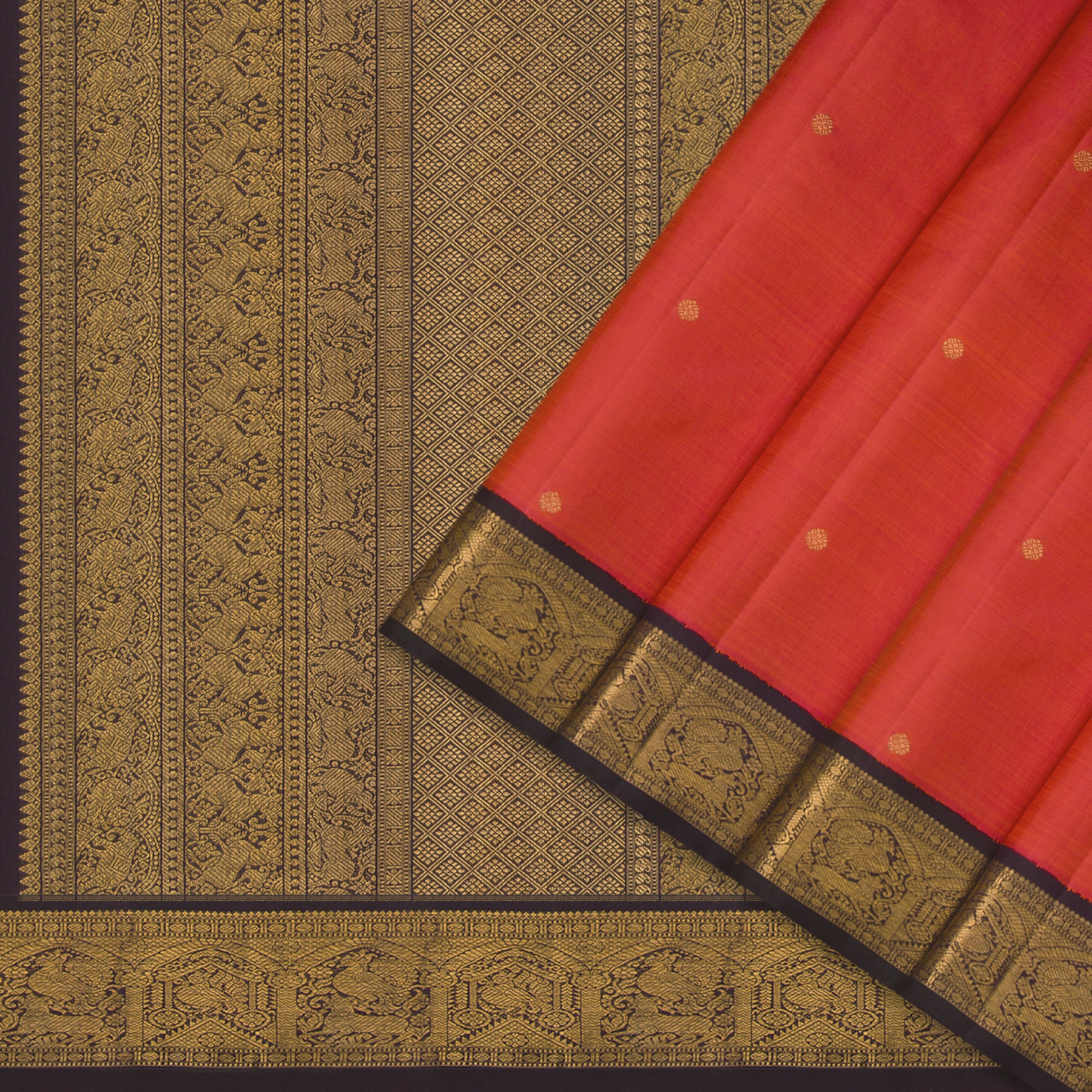 Kanakavalli Kanjivaram Silk Sari 24-110-HS001-07562 - Cover View