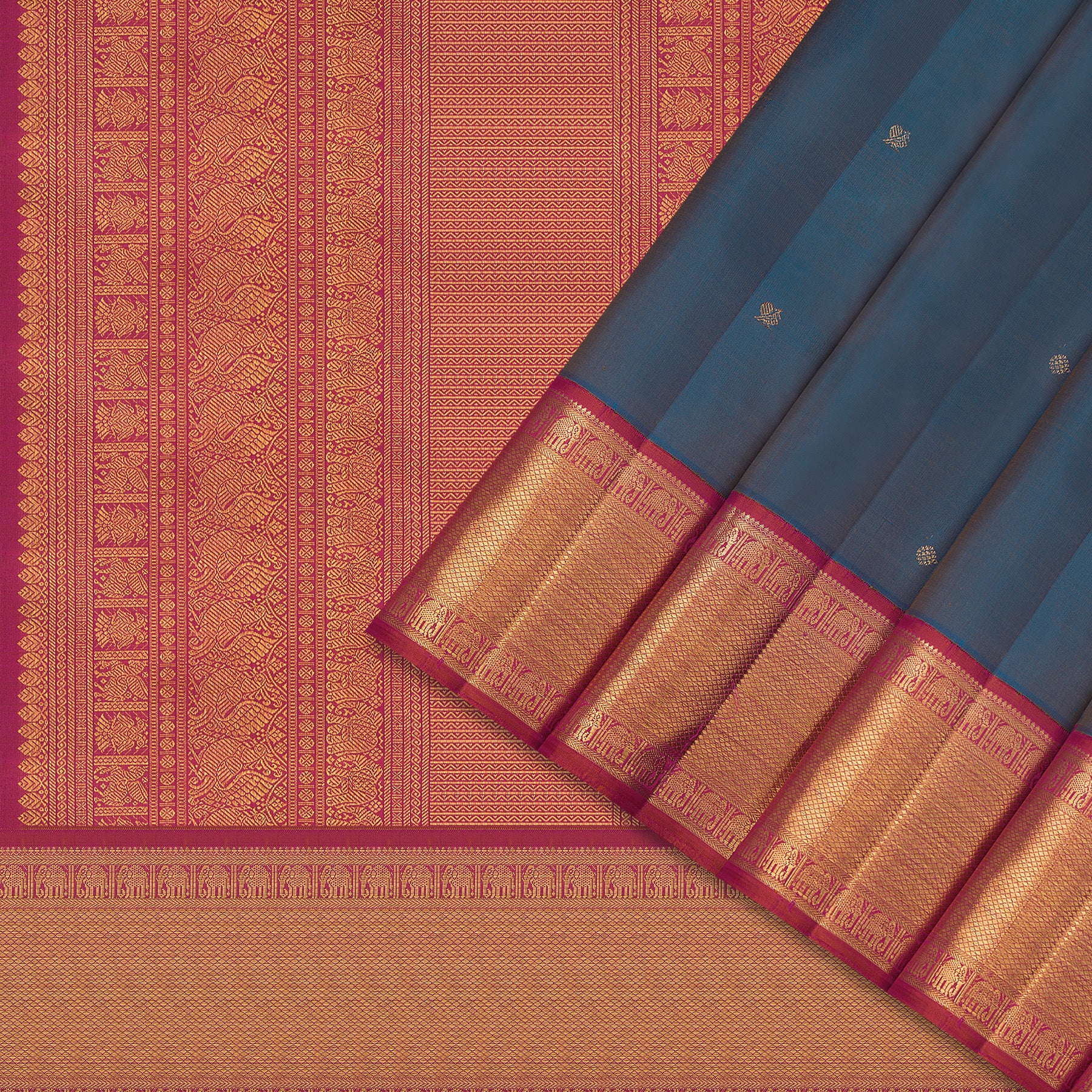 Kanakavalli Kanjivaram Silk Sari 24-110-HS001-07772 - Cover View