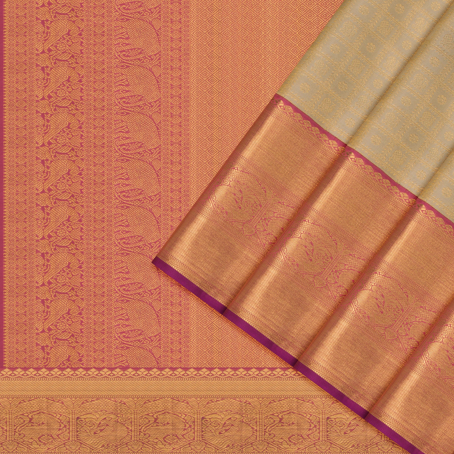 Kanakavalli Kanjivaram Silk Sari 24-110-HS001-07792 - Cover View