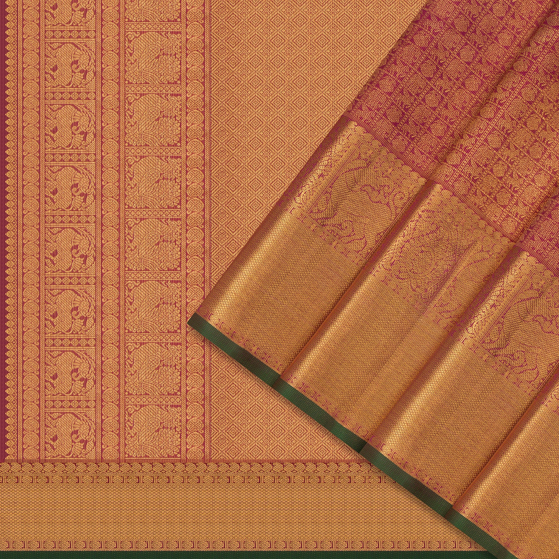 Kanakavalli Kanjivaram Silk Sari 24-110-HS001-07809 - Cover View