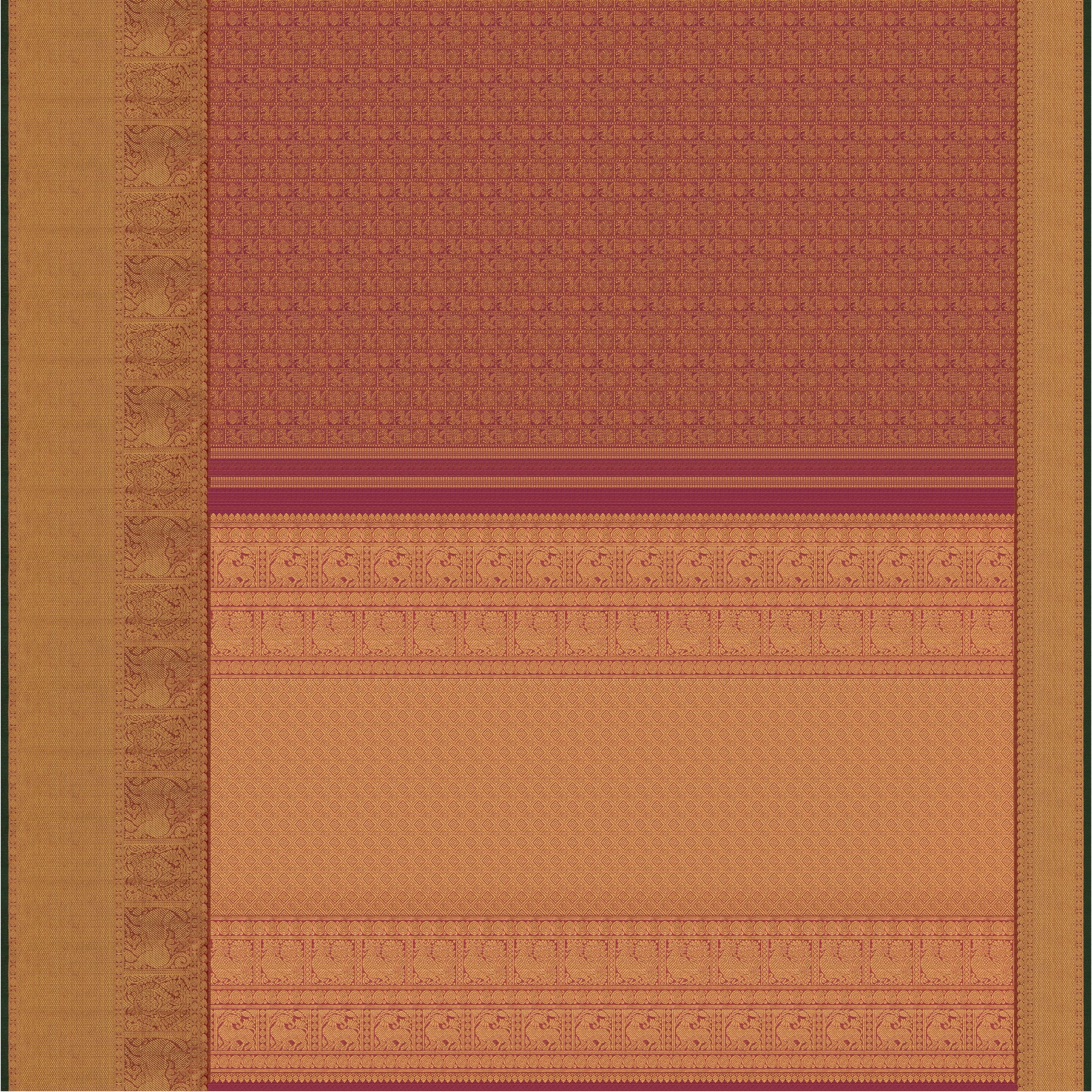 Kanakavalli Kanjivaram Silk Sari 24-110-HS001-07809 - Full View