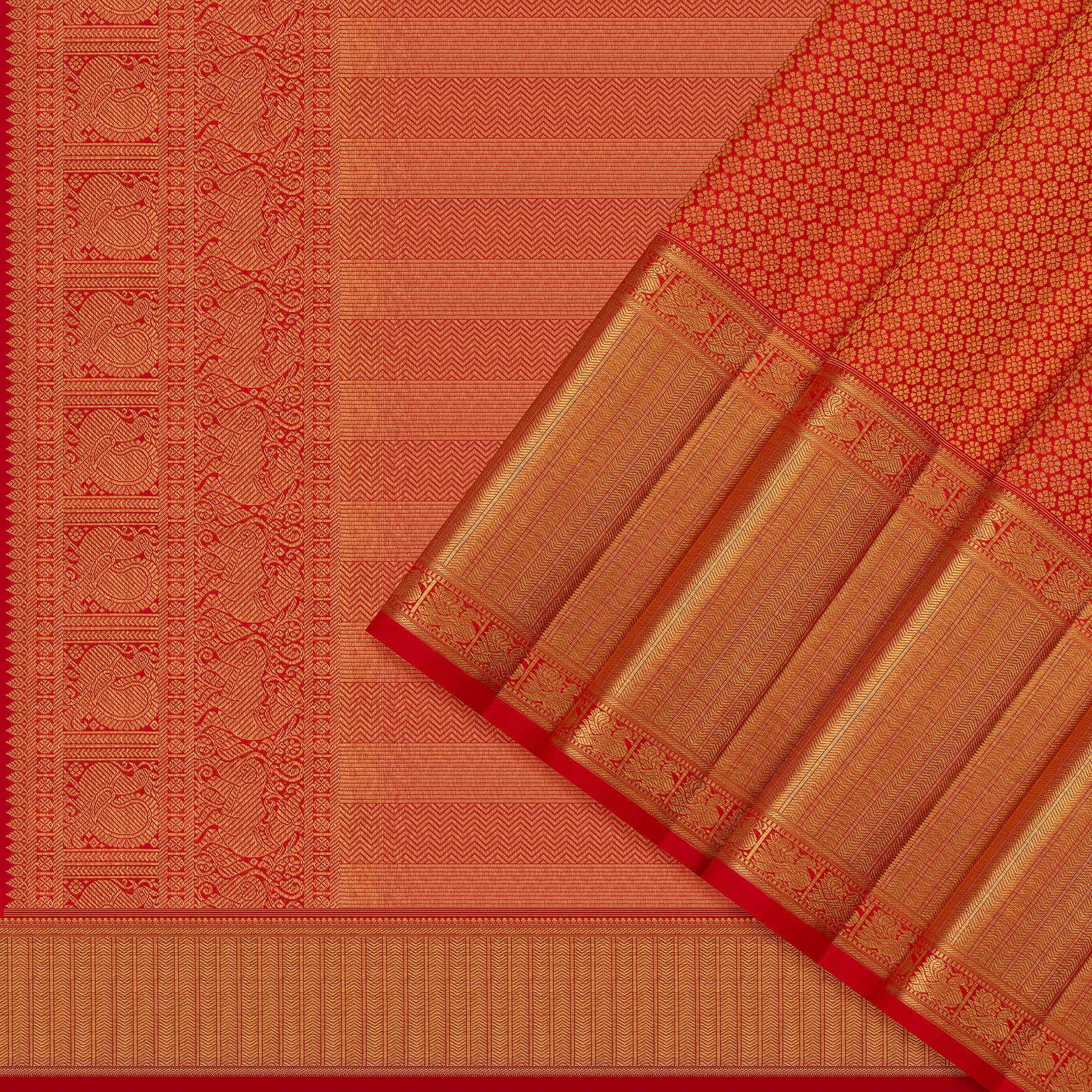 Kanakavalli Kanjivaram Silk Sari 24-110-HS001-07822 - Cover View