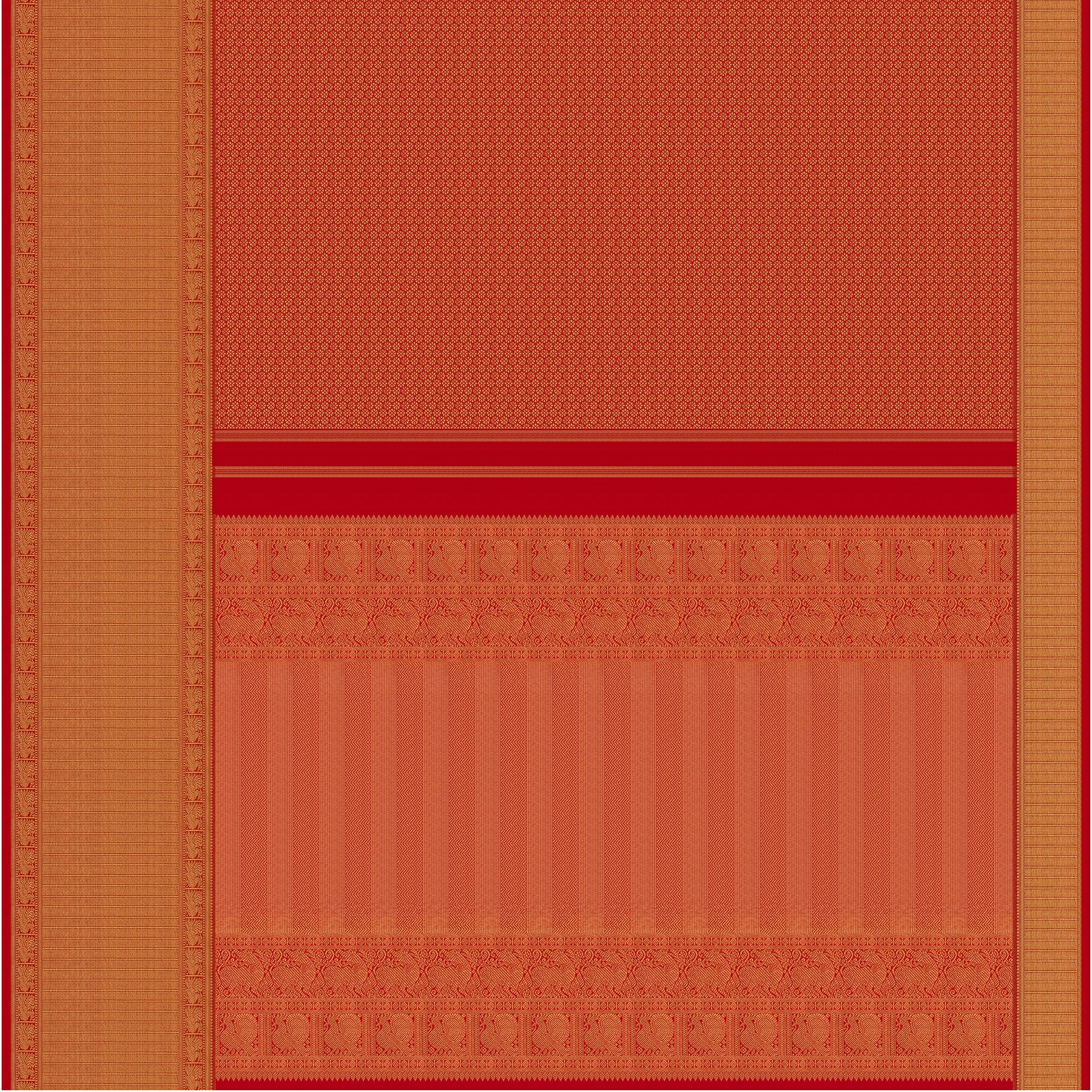 Kanakavalli Kanjivaram Silk Sari 24-110-HS001-07822 - Full View