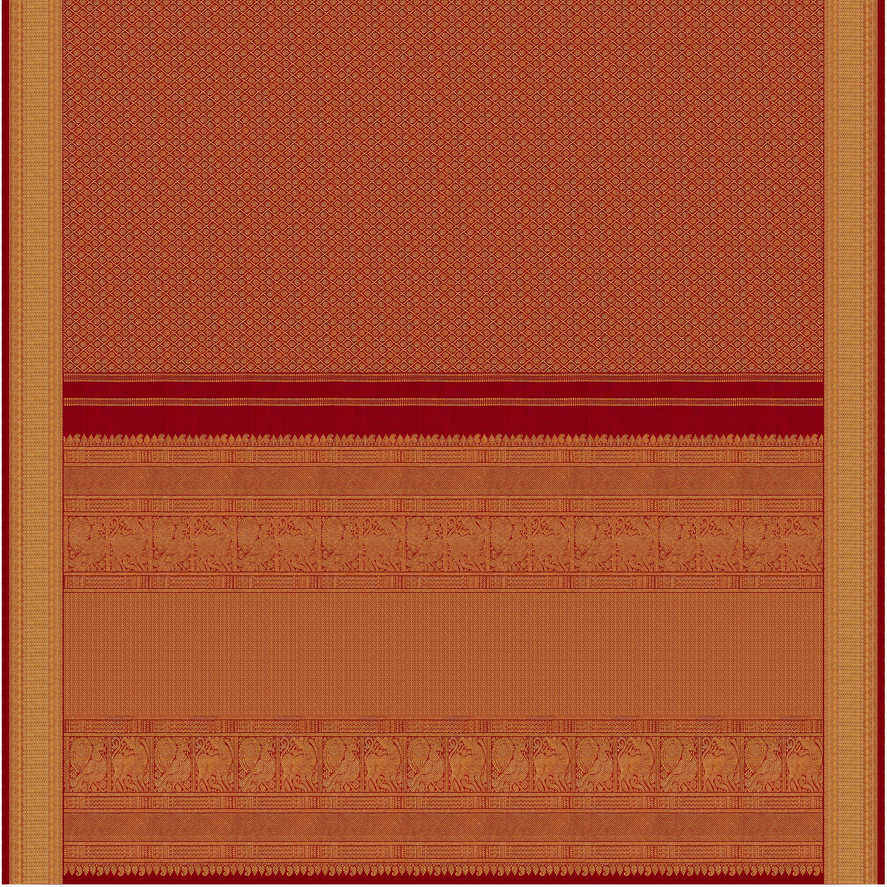 Kanakavalli Kanjivaram Silk Sari 24-110-HS001-07827 - Full  View