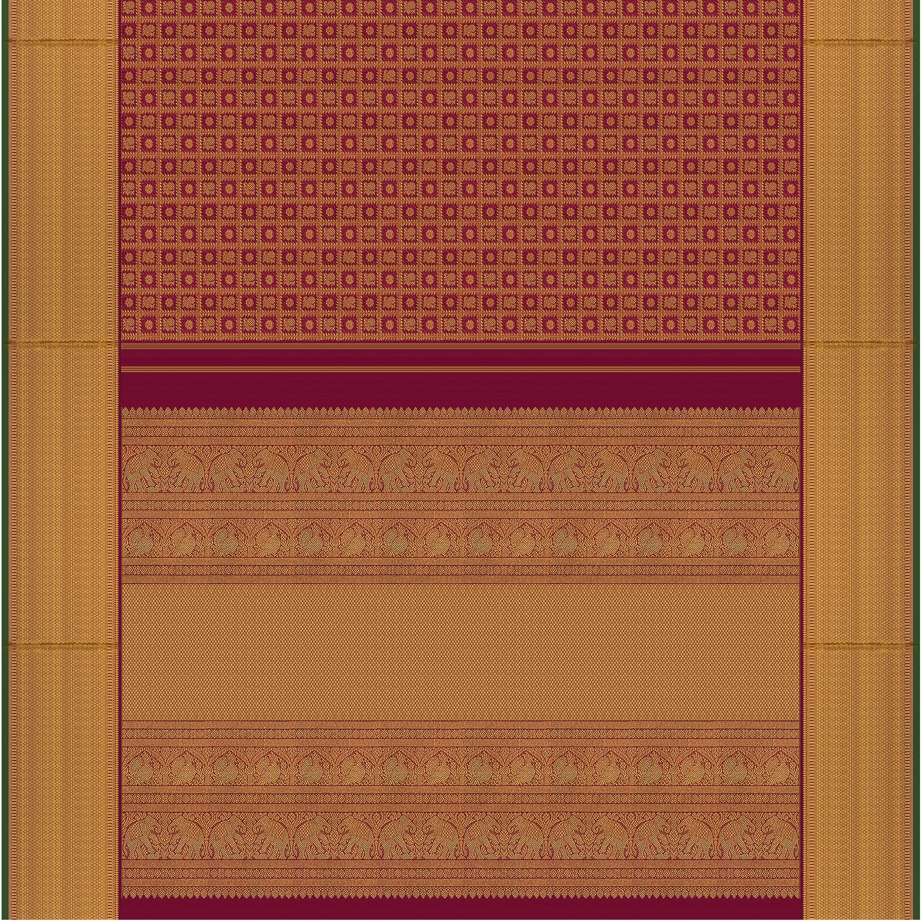 Kanakavalli Kanjivaram Silk Sari 24-110-HS001-07835 - Full View