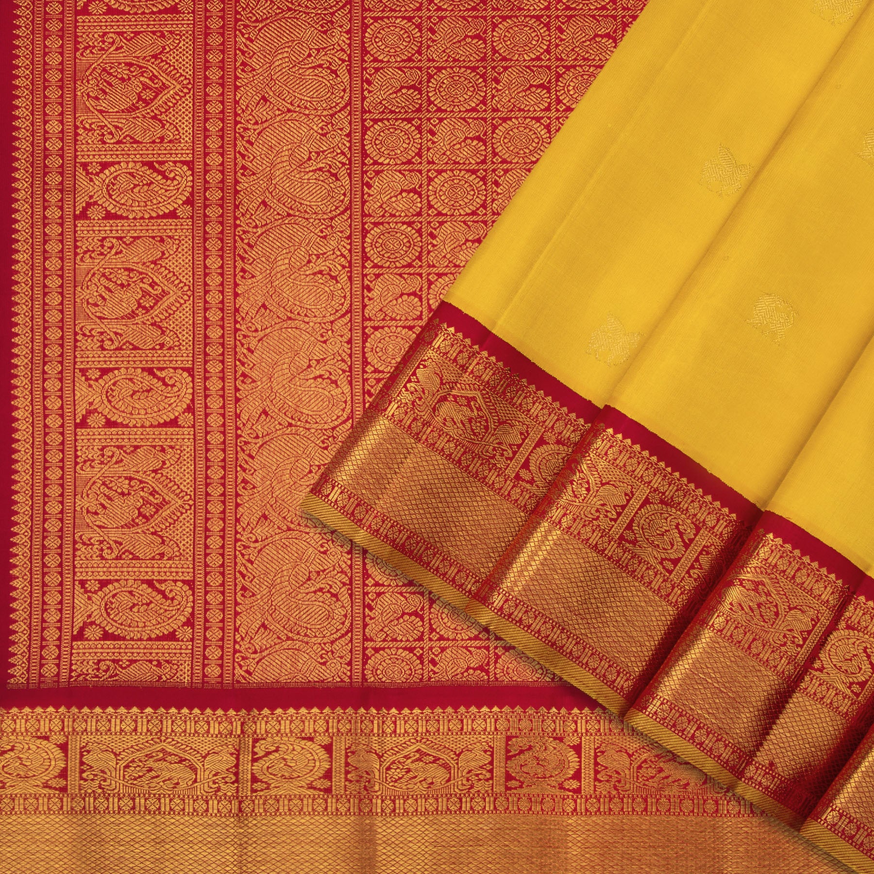 Kanakavalli Kanjivaram Silk Sari 24-110-HS001-07854 - Cover View