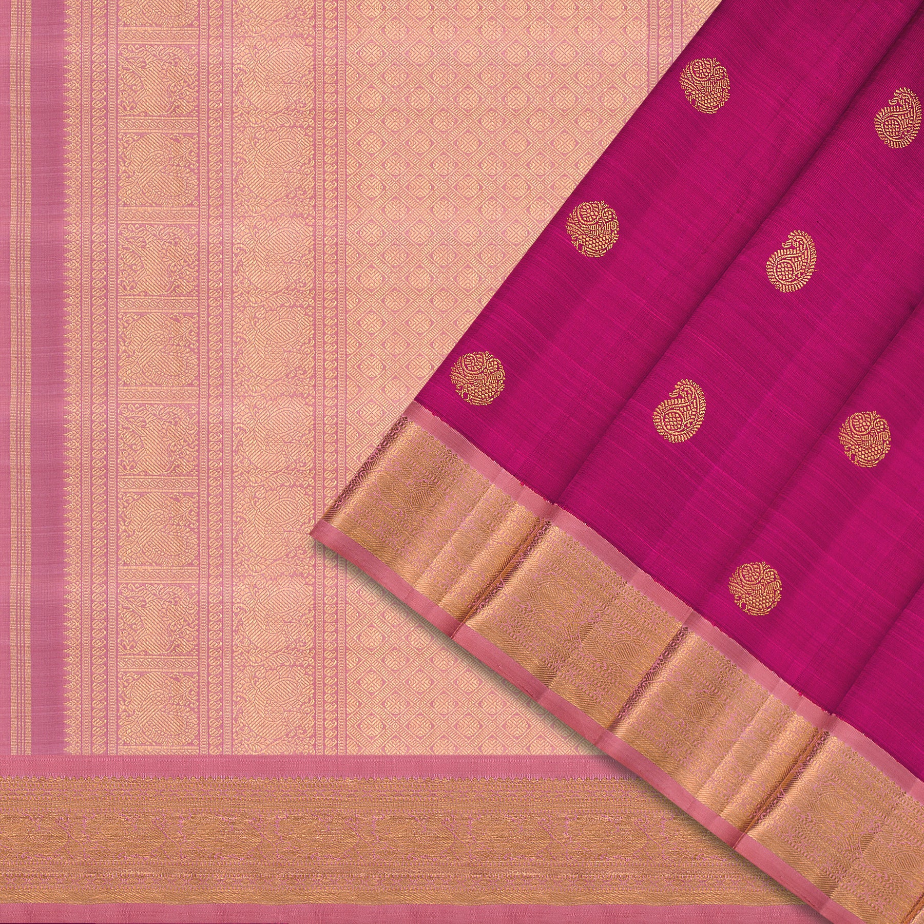 Kanakavalli Kanjivaram Silk Sari 24-110-HS001-07858 - Cover View