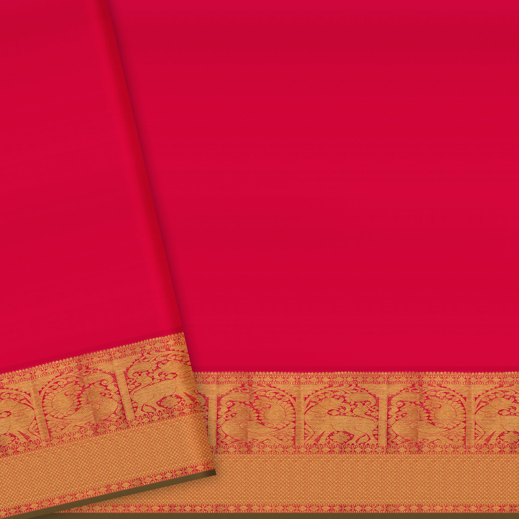 Kanakavalli Kanjivaram Silk Sari 24-110-HS001-07893 - Blouse View
