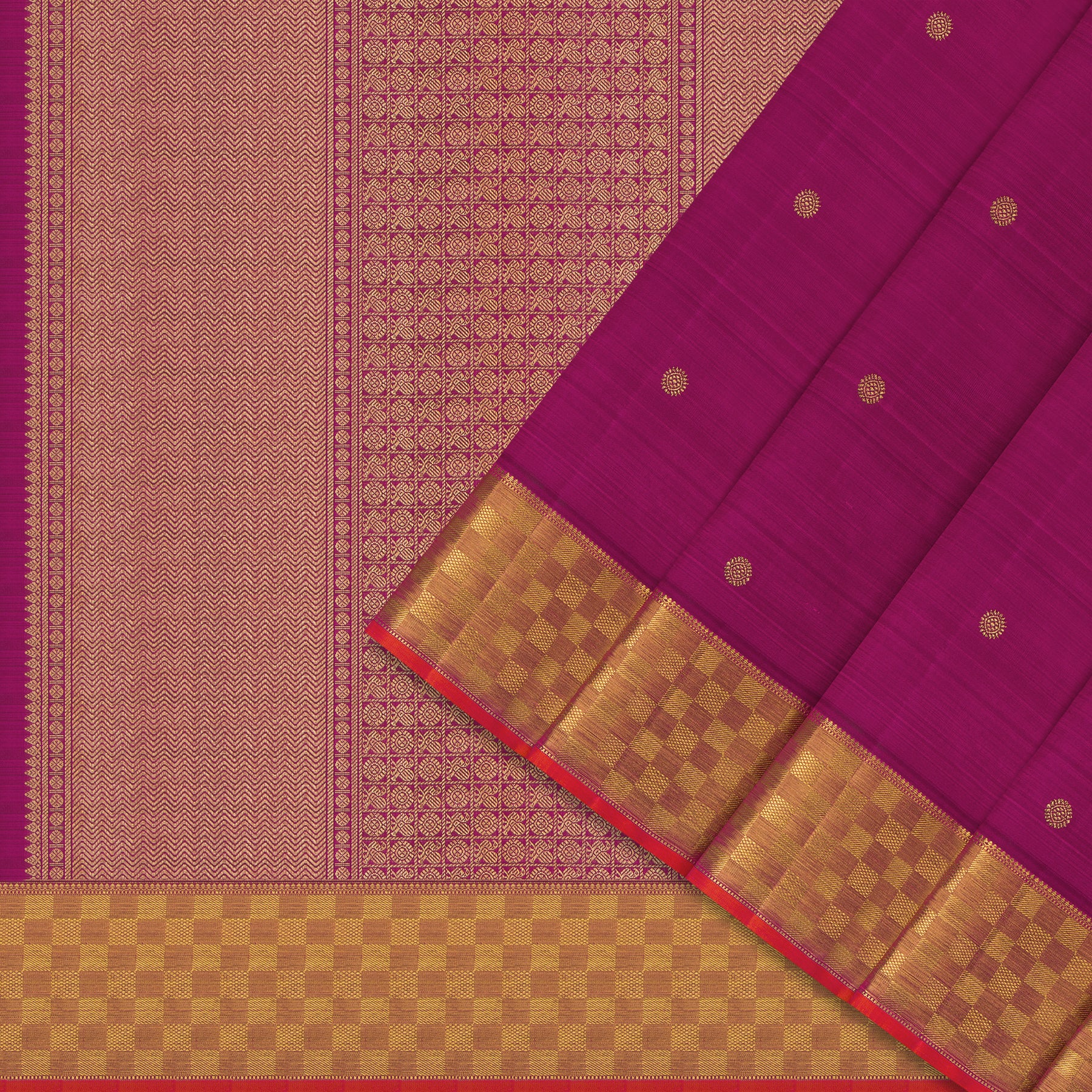Kanakavalli Kanjivaram Silk Sari 24-110-HS001-07898 - Cover View