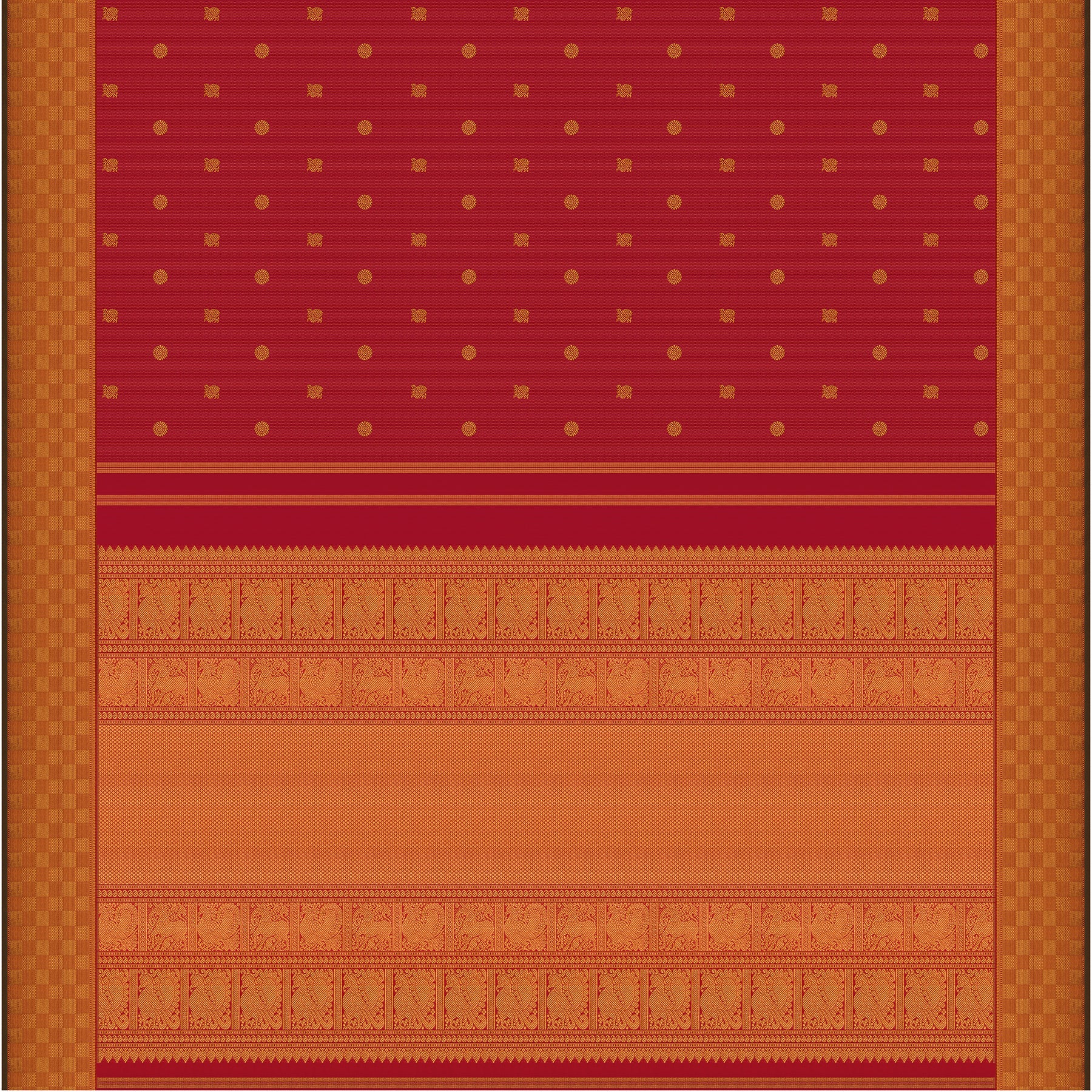 Kanakavalli Kanjivaram Silk Sari 24-110-HS001-07901 - Full View