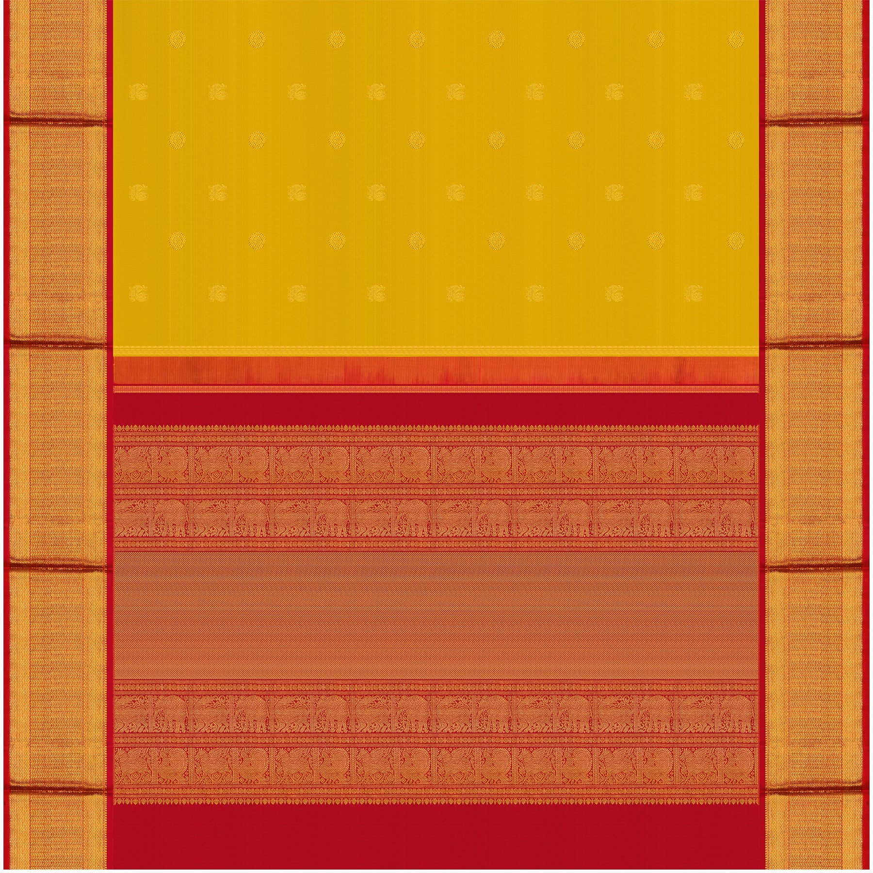 Kanakavalli Kanjivaram Silk Sari 24-110-HS001-07931 - Full View
