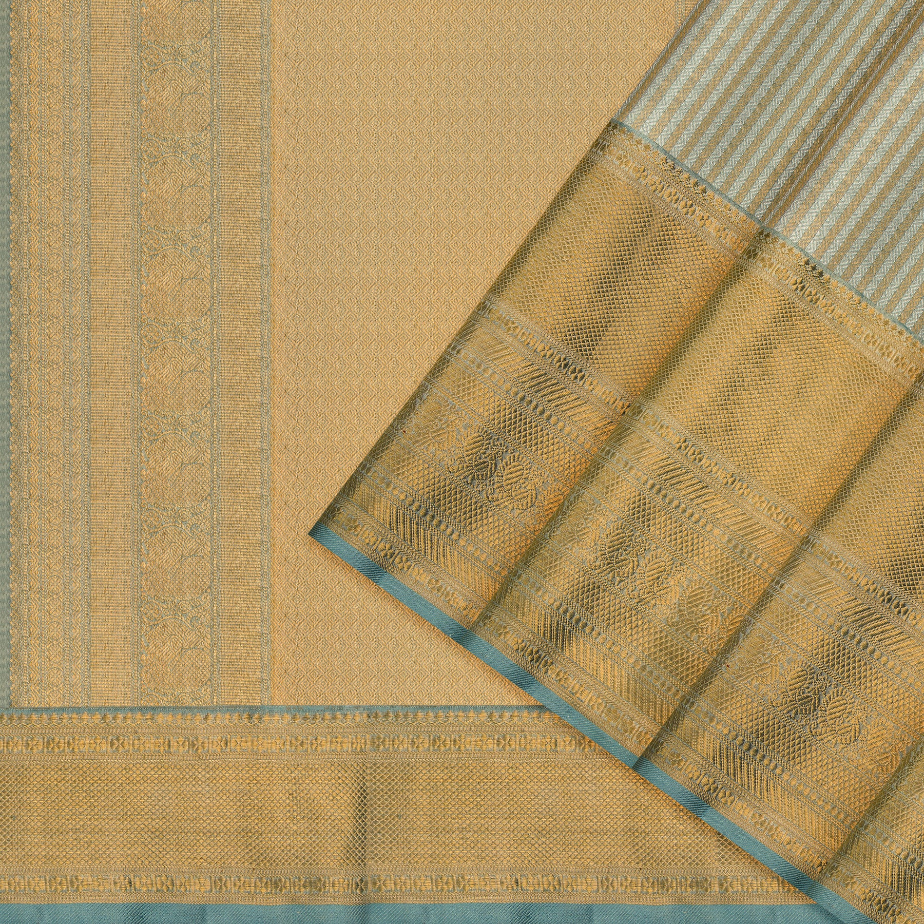 Kanakavalli Kanjivaram Silk Sari 24-110-HS001-09470 - Cover View