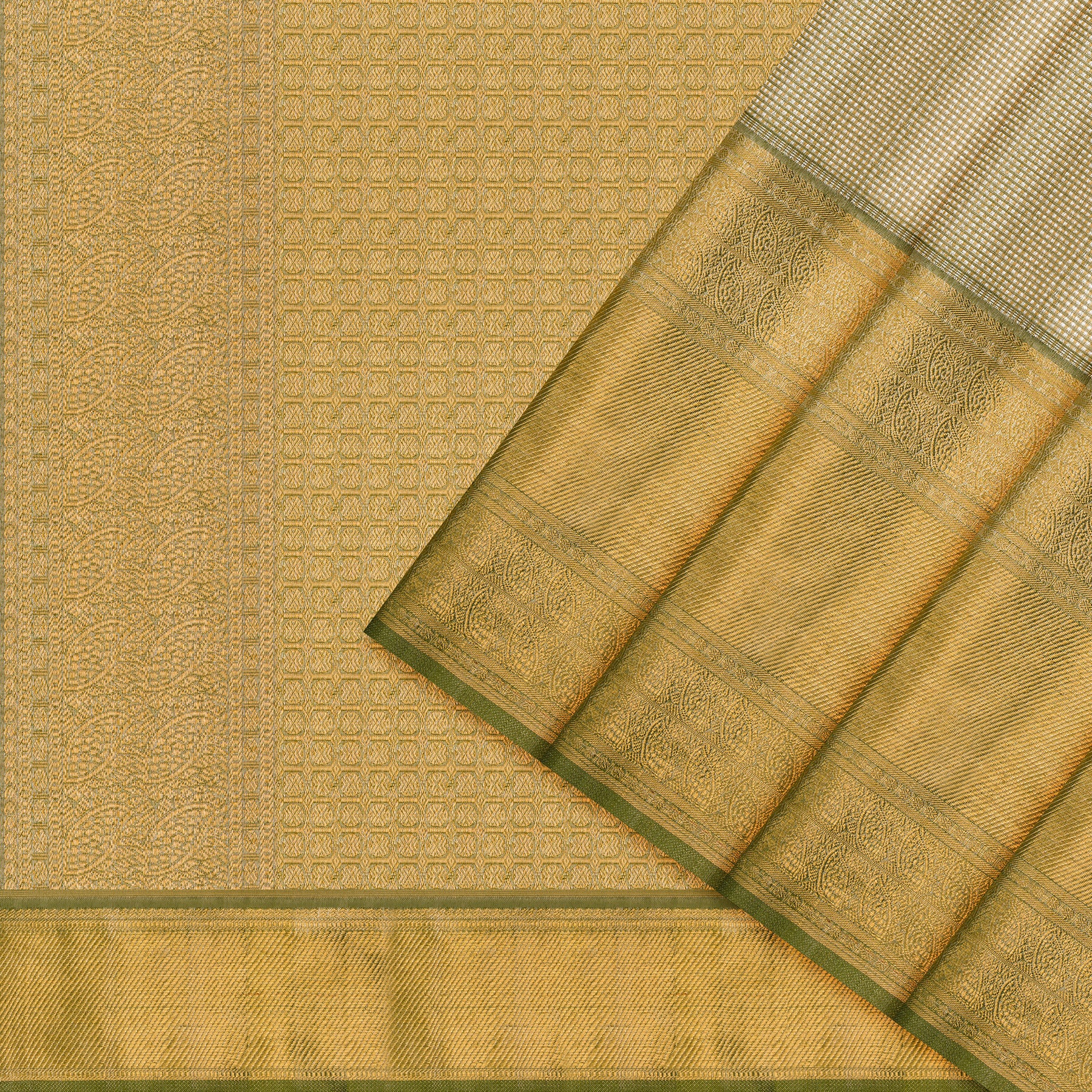 Kanakavalli Kanjivaram Silk Sari 24-110-HS001-09473 - Cover View