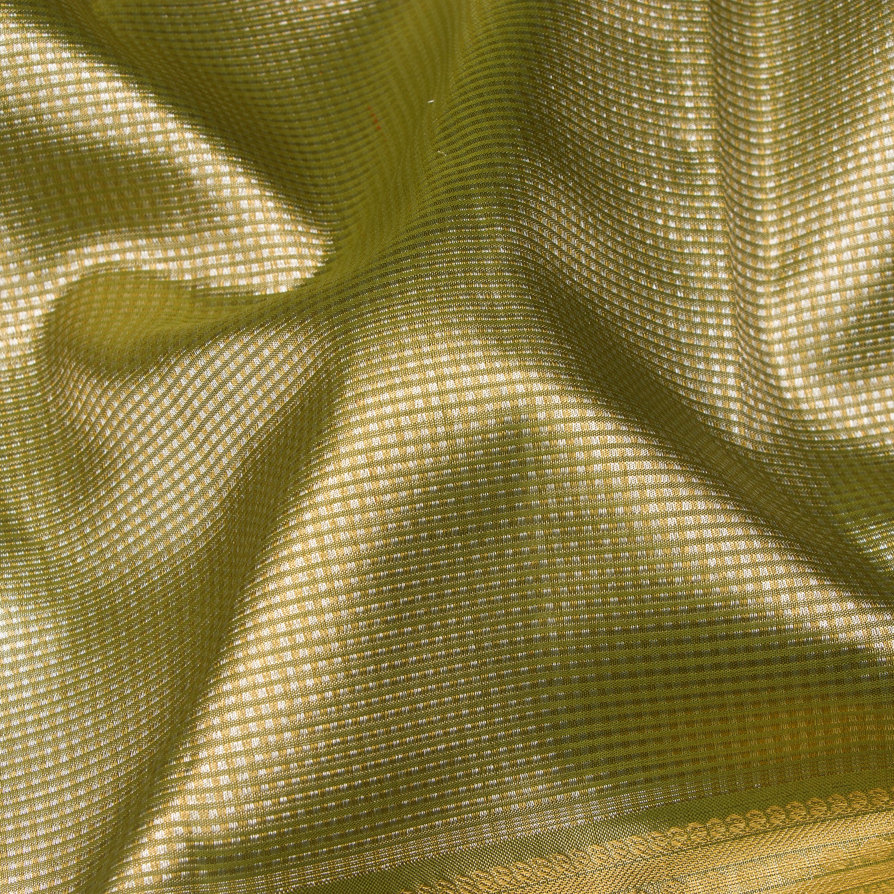 Kanakavalli Kanjivaram Silk Sari 24-110-HS001-09473 - Fabric View