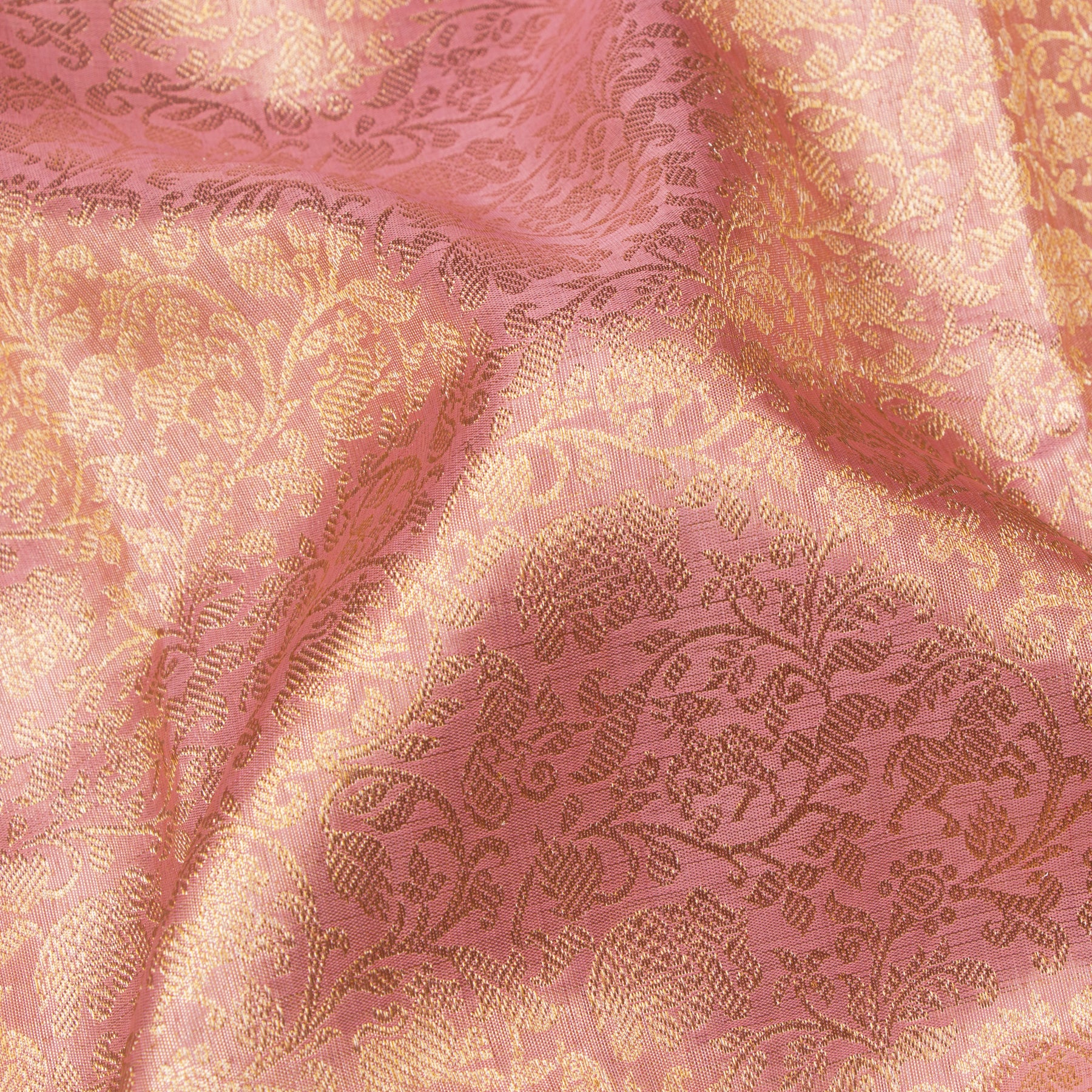 Kanakavalli Kanjivaram Silk Sari 24-110-HS001-09477 - Fabric View
