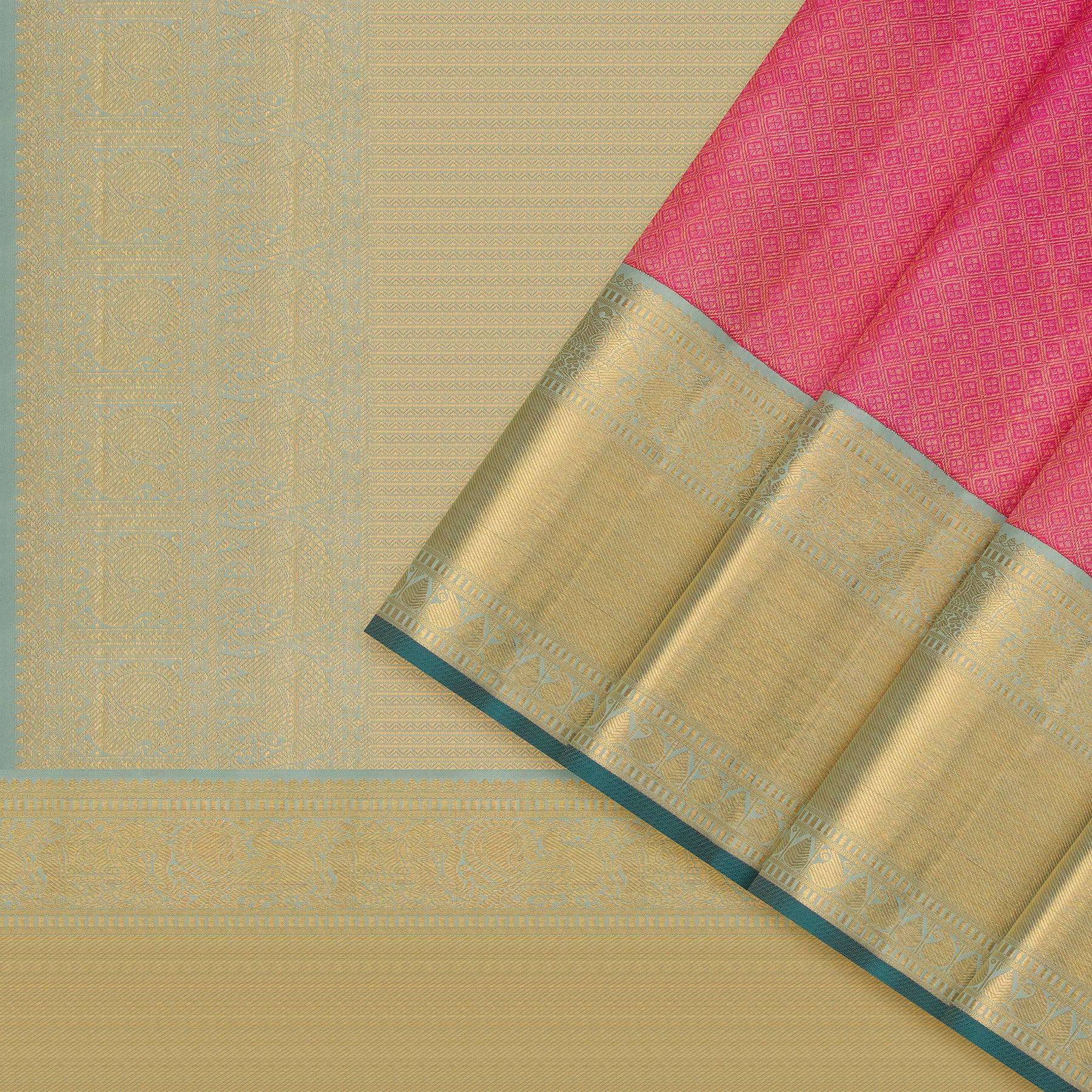 Kanakavalli Kanjivaram Silk Sari 24-110-HS001-09501 - Cover View