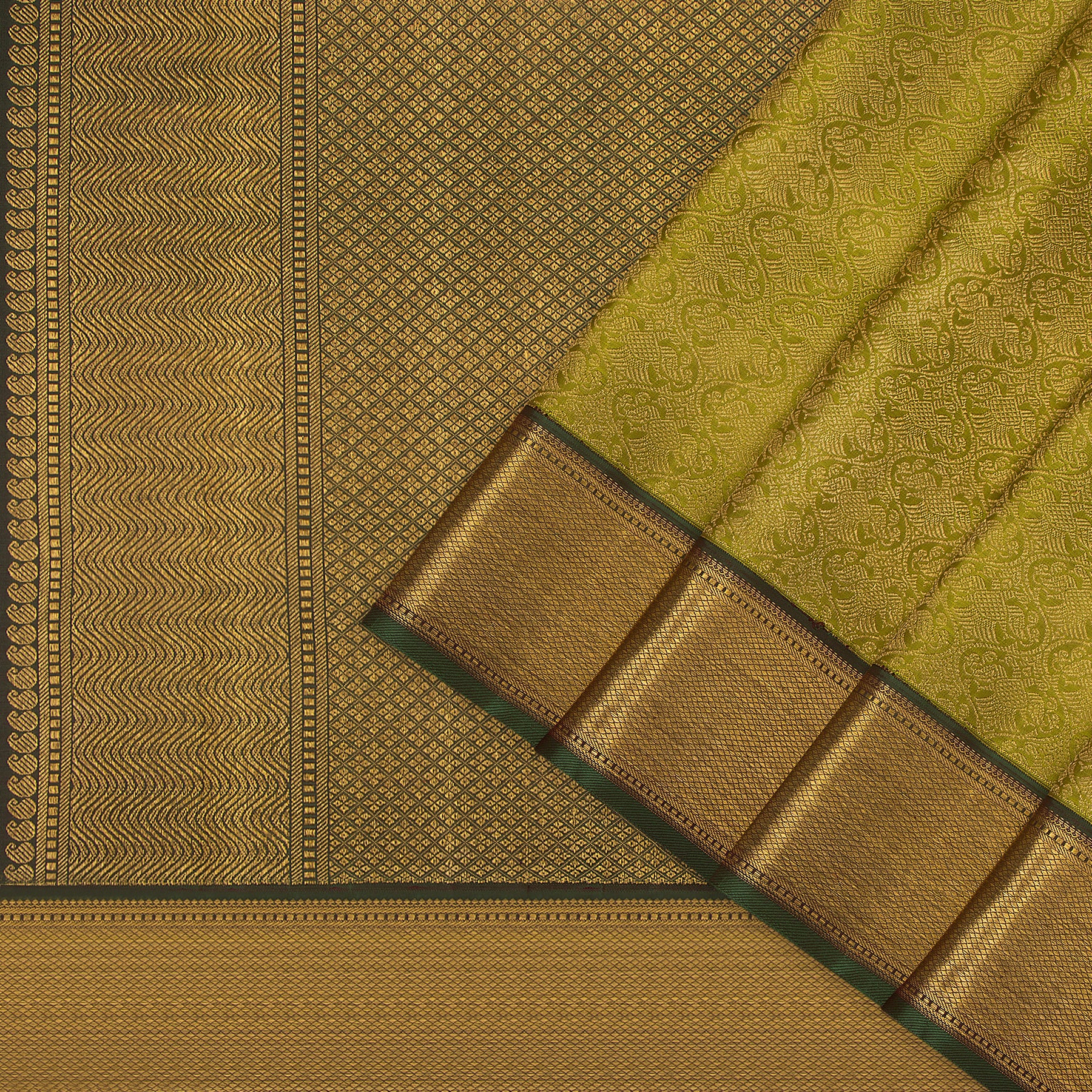 Kanakavalli Kanjivaram Silk Sari 24-110-HS001-09504 - Cover View