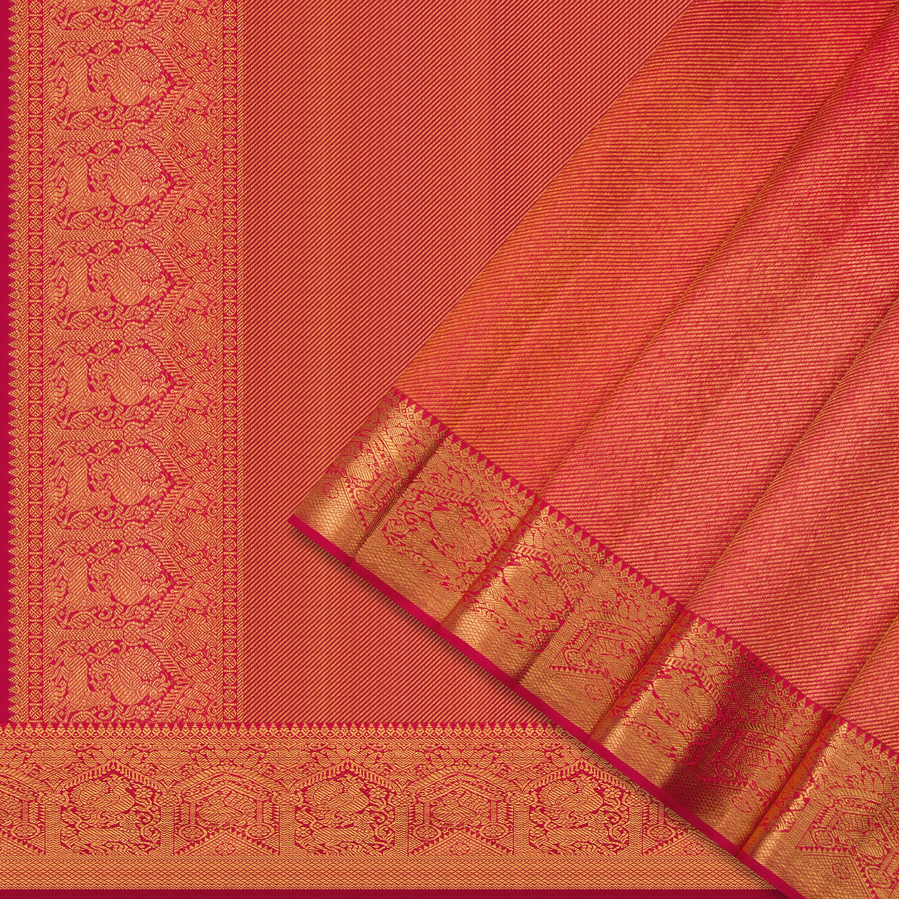 Kanakavalli Kanjivaram Silk Sari 24-110-HS001-09524 - Cover View