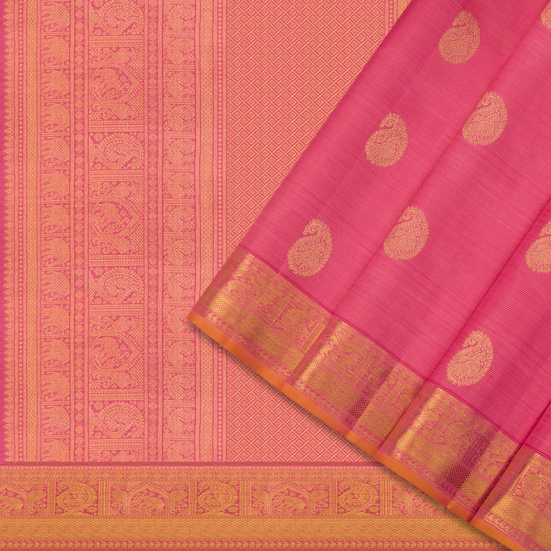 Kanakavalli Kanjivaram Silk Sari 24-110-HS001-09569 - Cover View