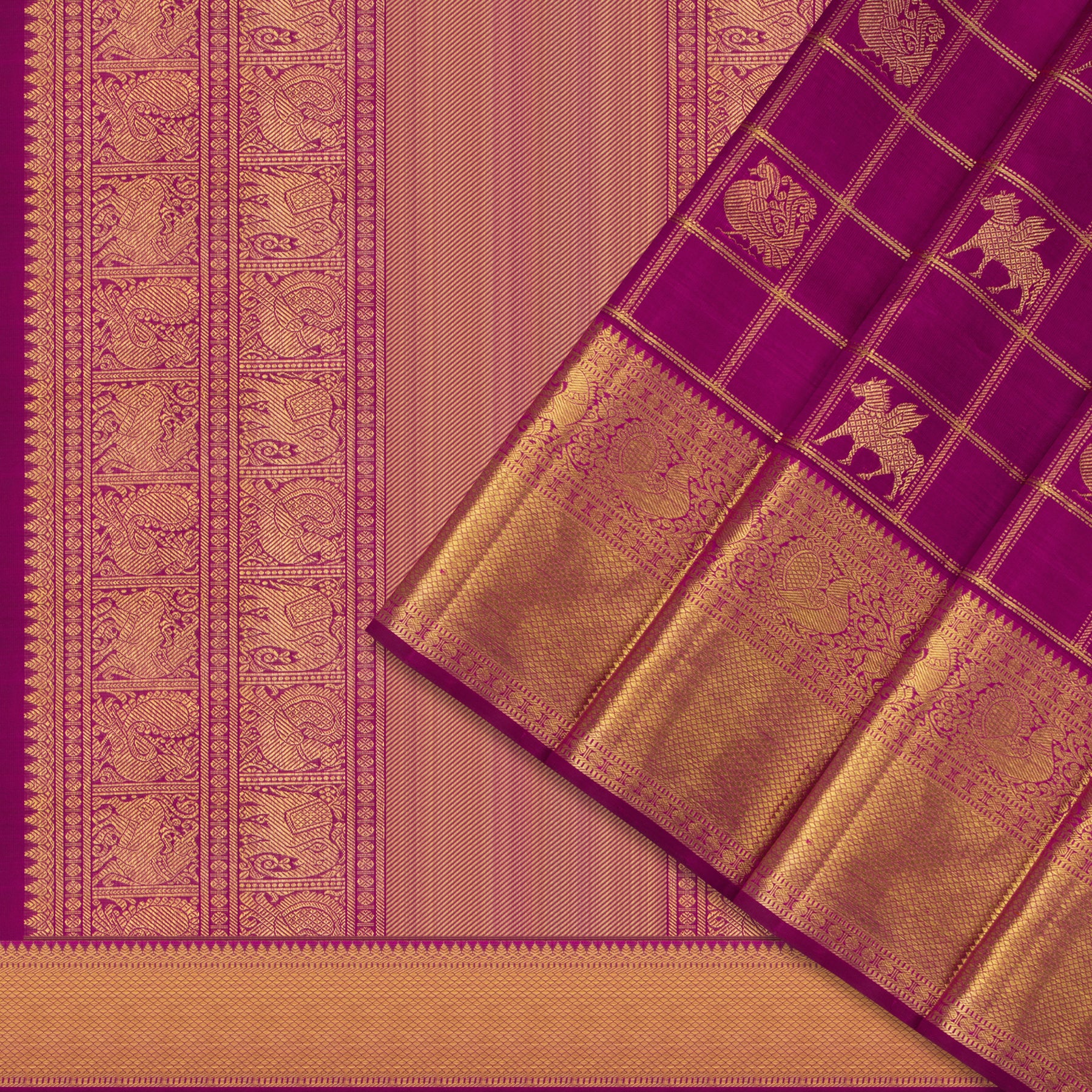 Kanakavalli Kanjivaram Silk Sari 24-110-HS001-10237 - Cover View