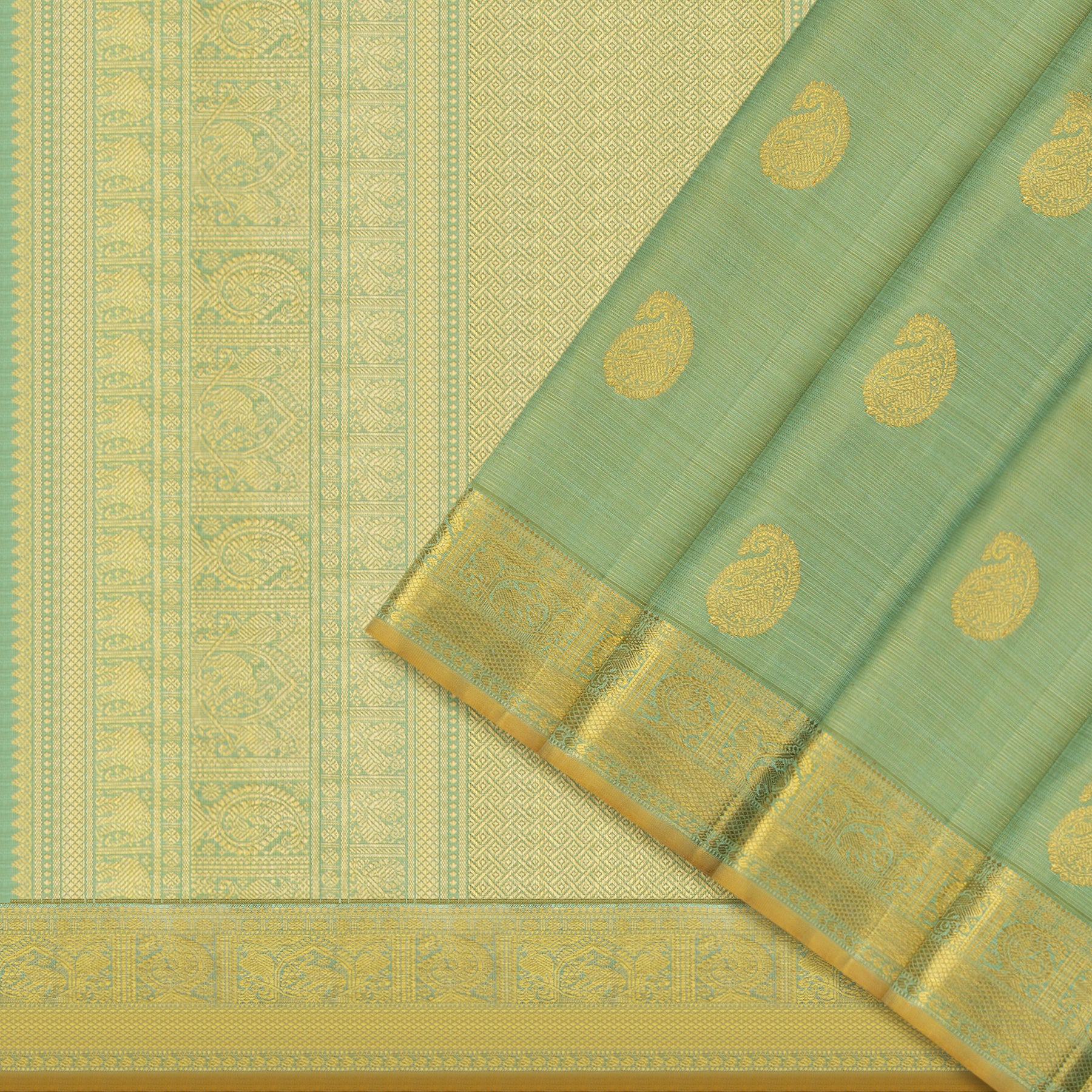 Kanakavalli Kanjivaram Silk Sari 24-110-HS001-10249 - Cover View