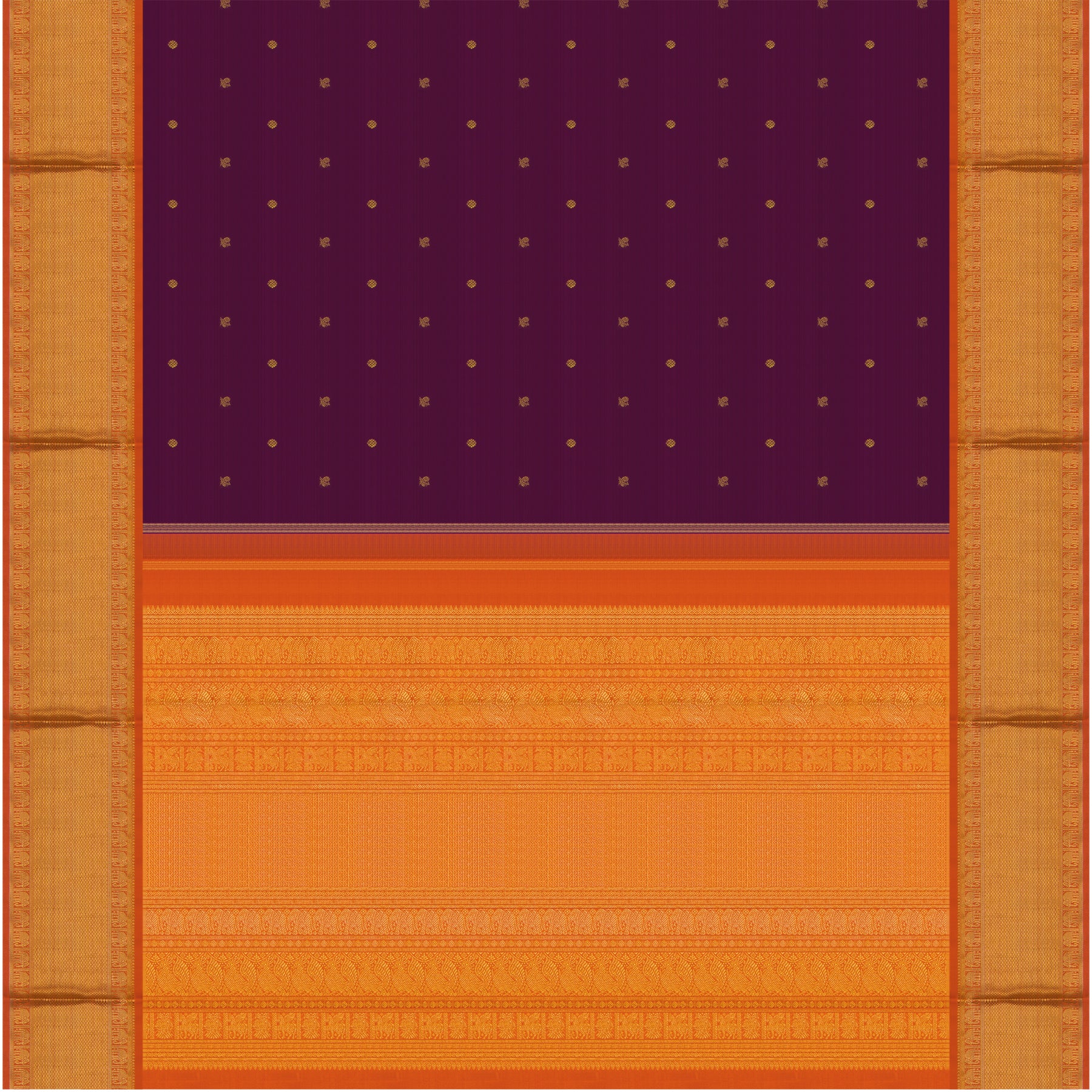 Kanakavalli Kanjivaram Silk Sari 24-110-HS001-10283 - Full View