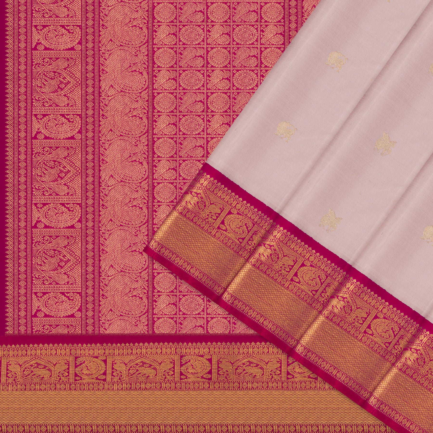 Kanakavalli Kanjivaram Silk Sari 24-110-HS001-10293 - Cover View