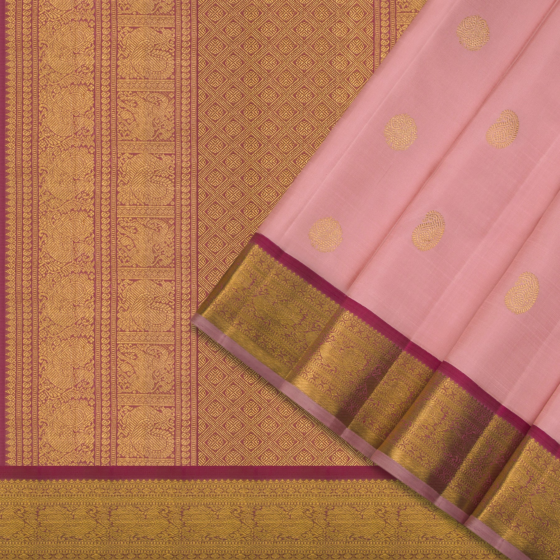 Kanakavalli Kanjivaram Silk Sari 24-110-HS001-10297 - Cover View